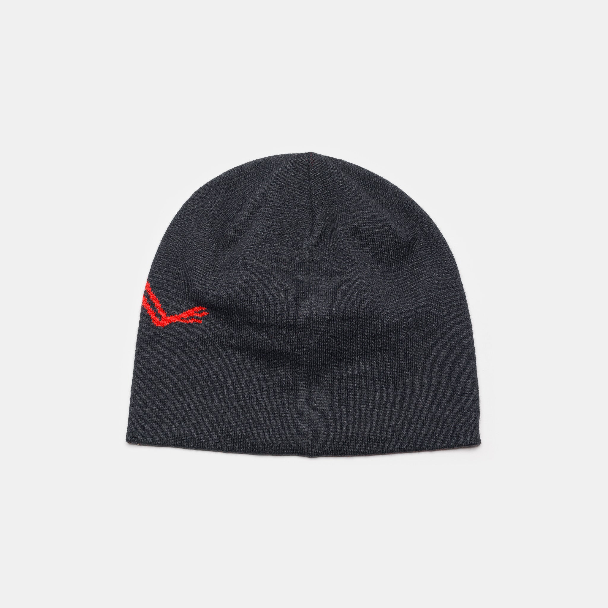 Lightweight Bird Head Toque Beanie in Black/Dynasty - Image 3