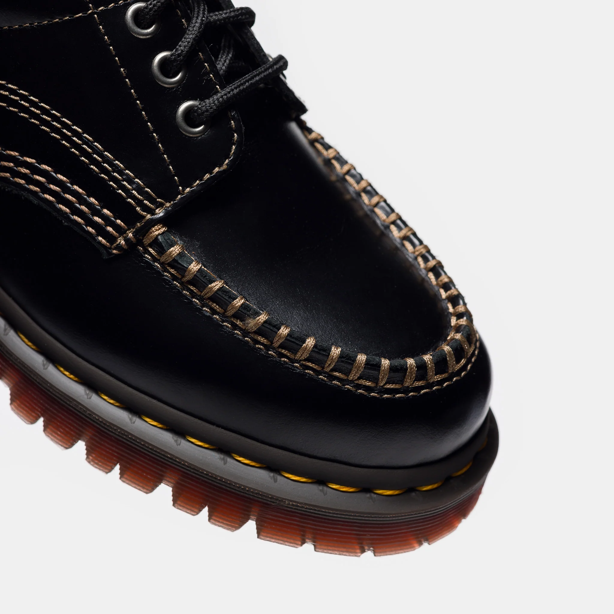 Lowell Moc Toe Shoe in Black Analine - Image 4