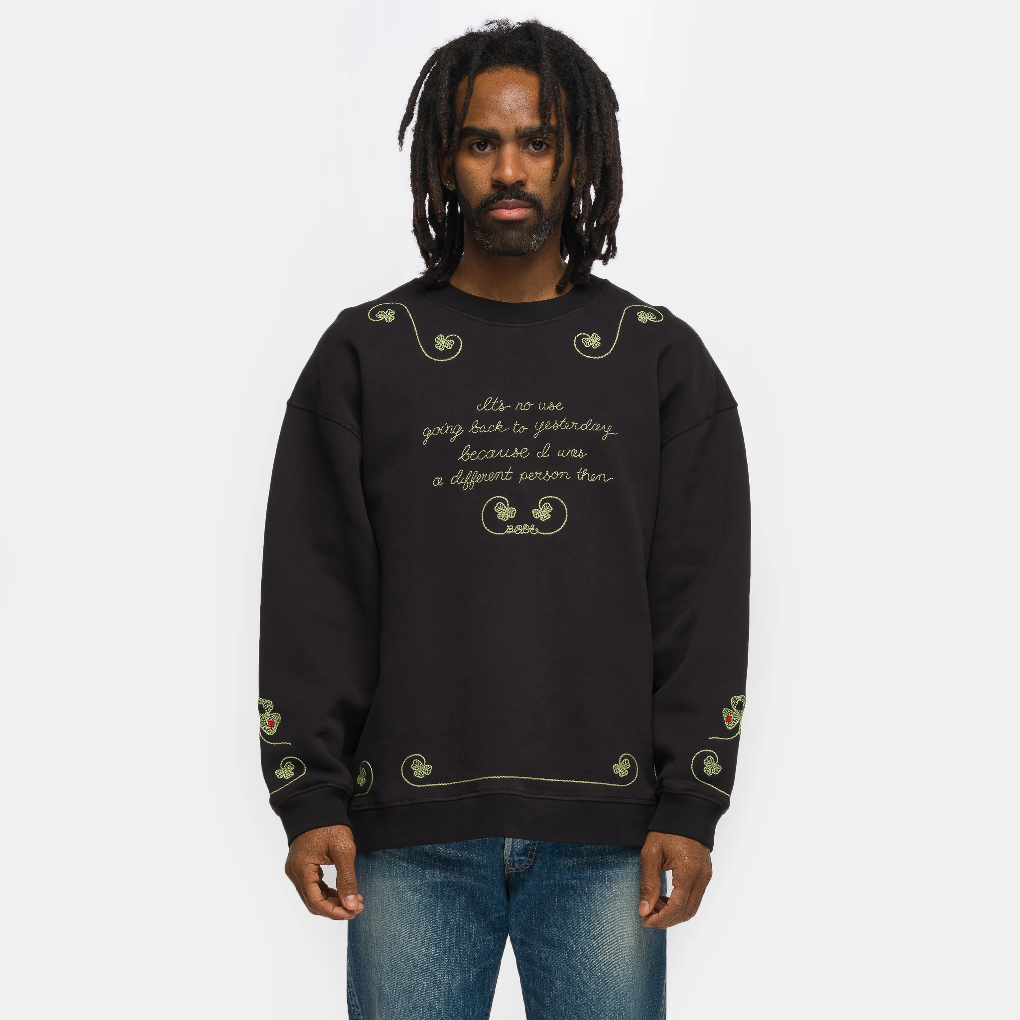 Lucky Draw Pullover in Black