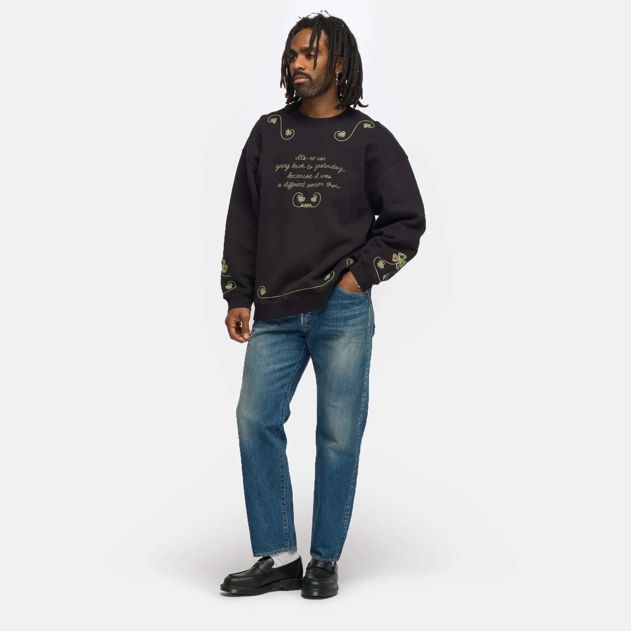 Lucky Draw Pullover in Black - Image 2
