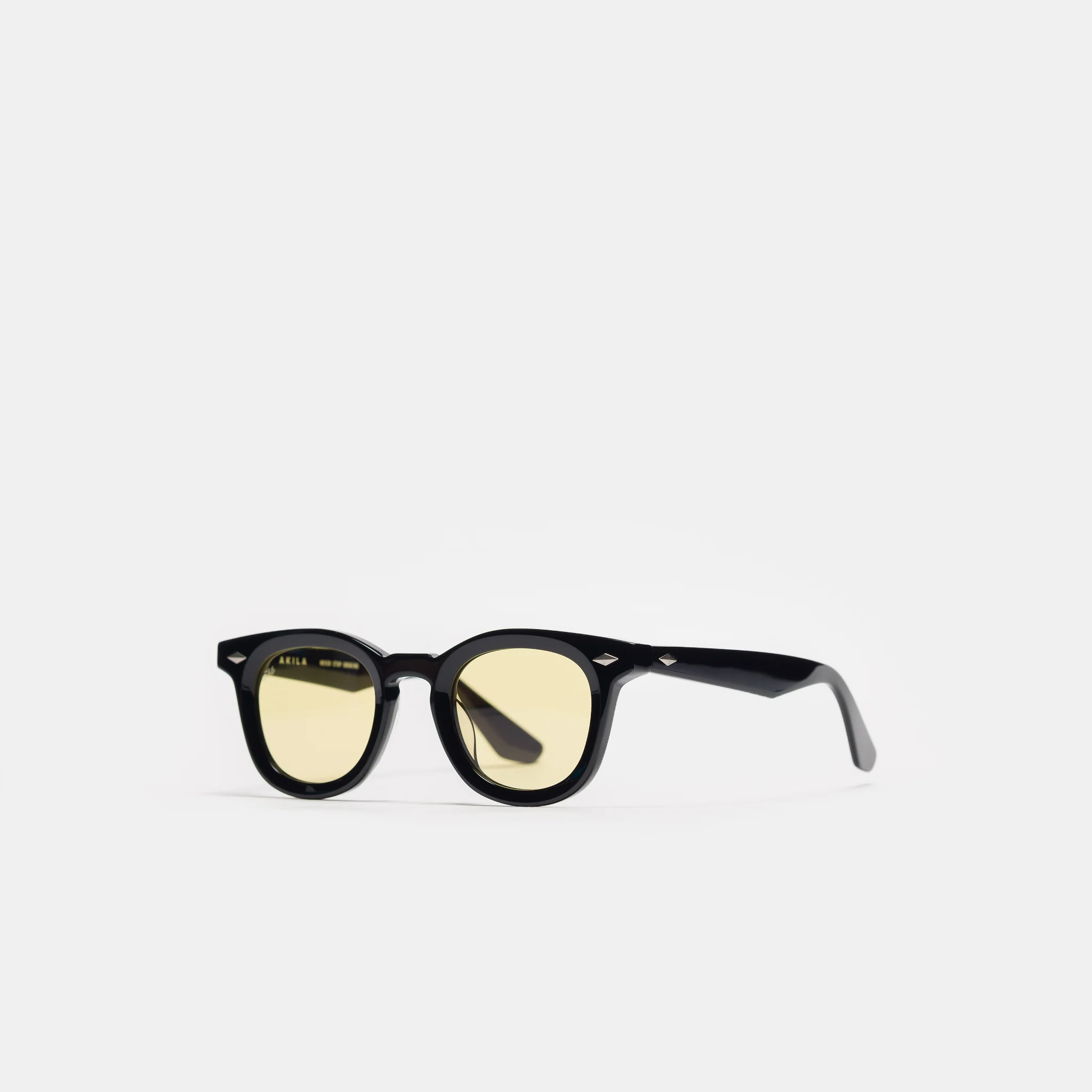 Luna Sunglasses in Black/Yellow - Image 2