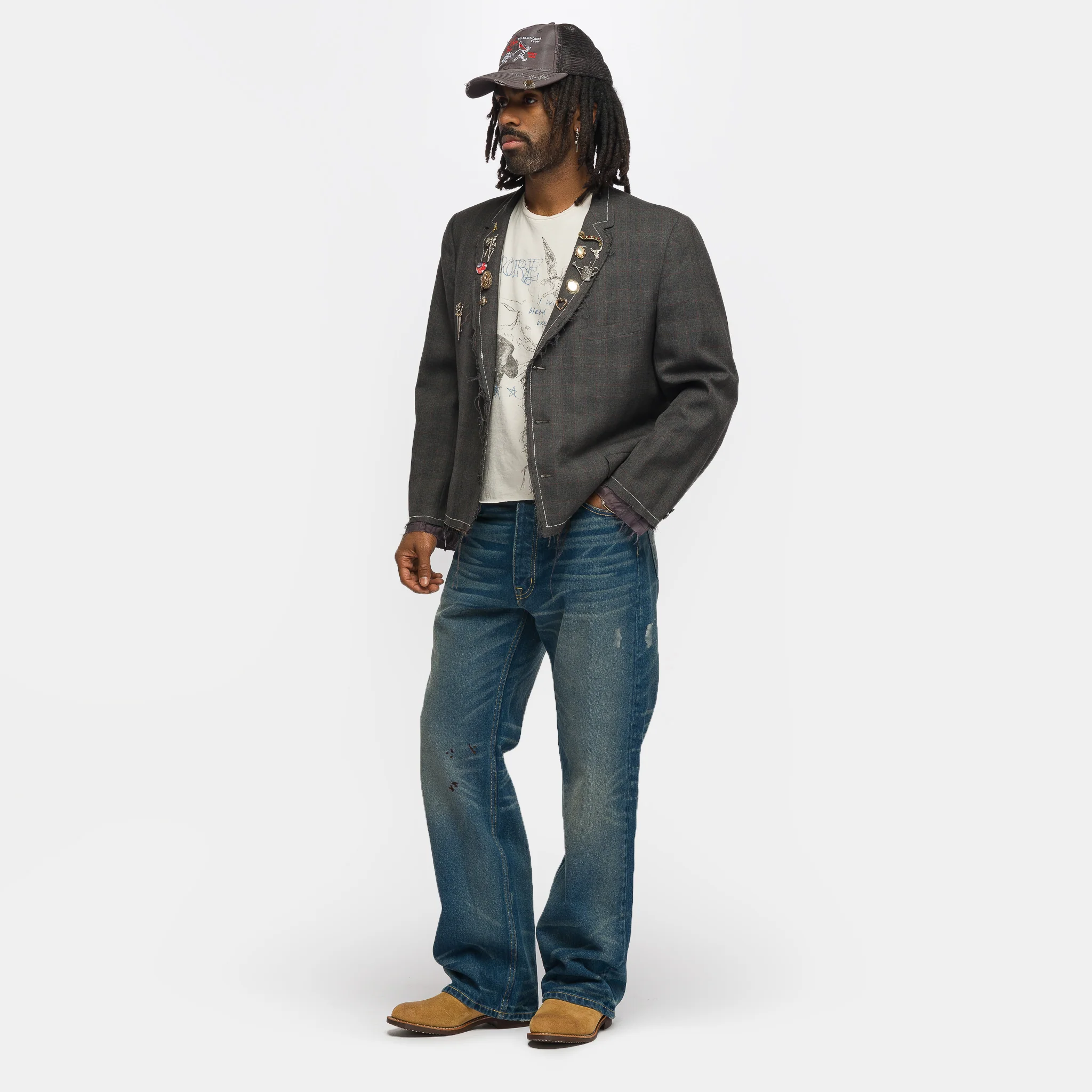 Luz Clavo Jacket in Grey - Image 2