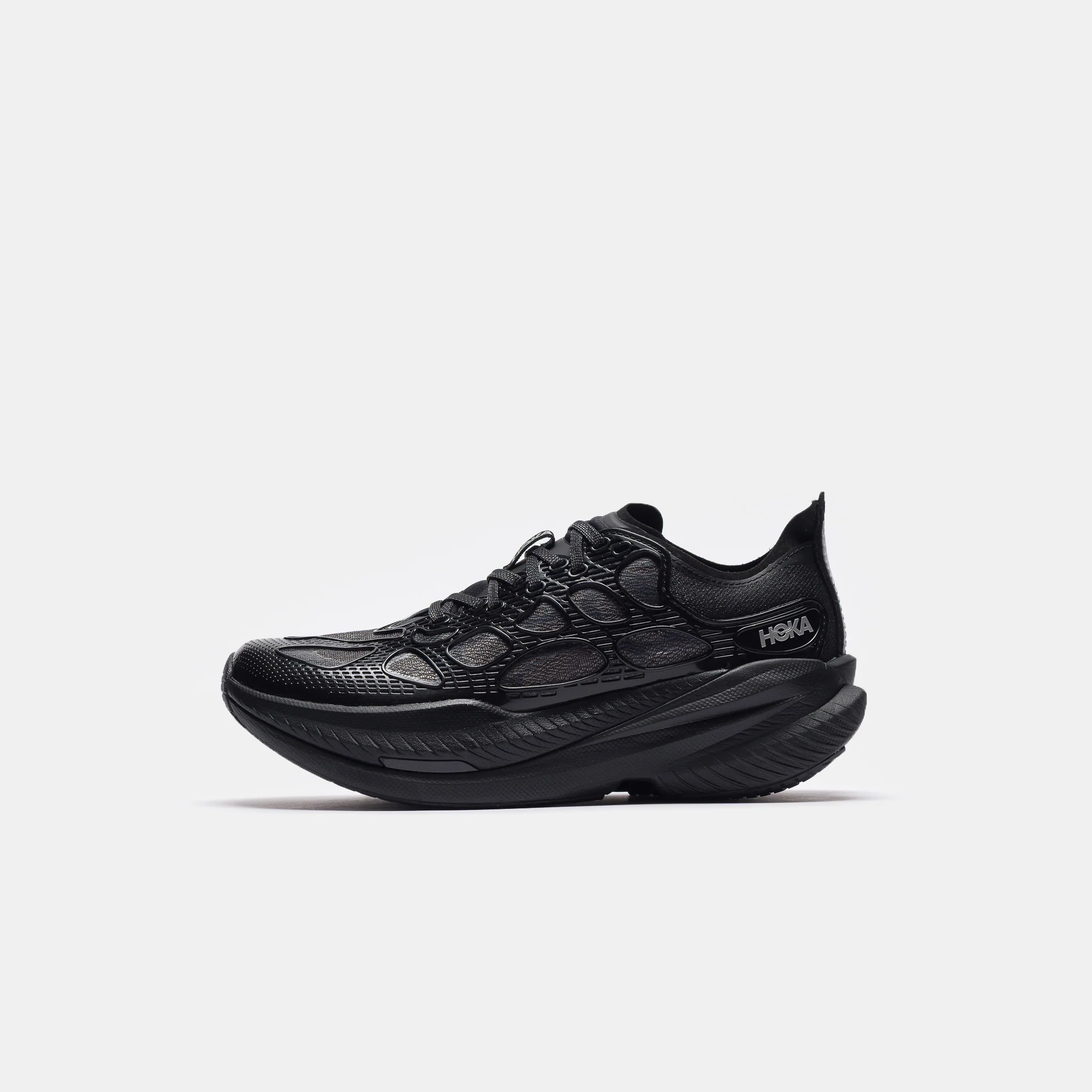 Mach X Caged Sneaker in Black/ Midnight Blue
