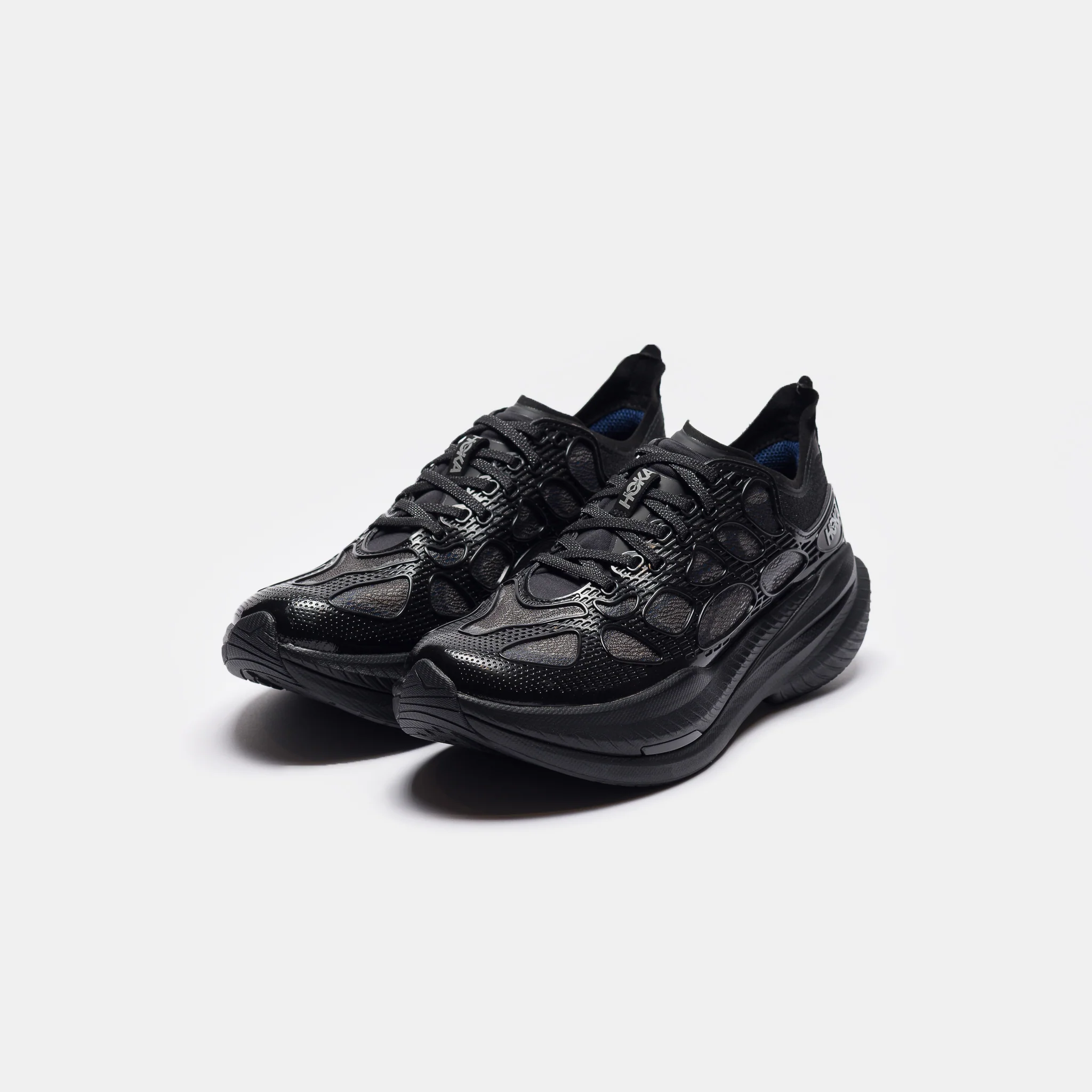 Mach X Caged Sneaker in Black/ Midnight Blue - Image 3