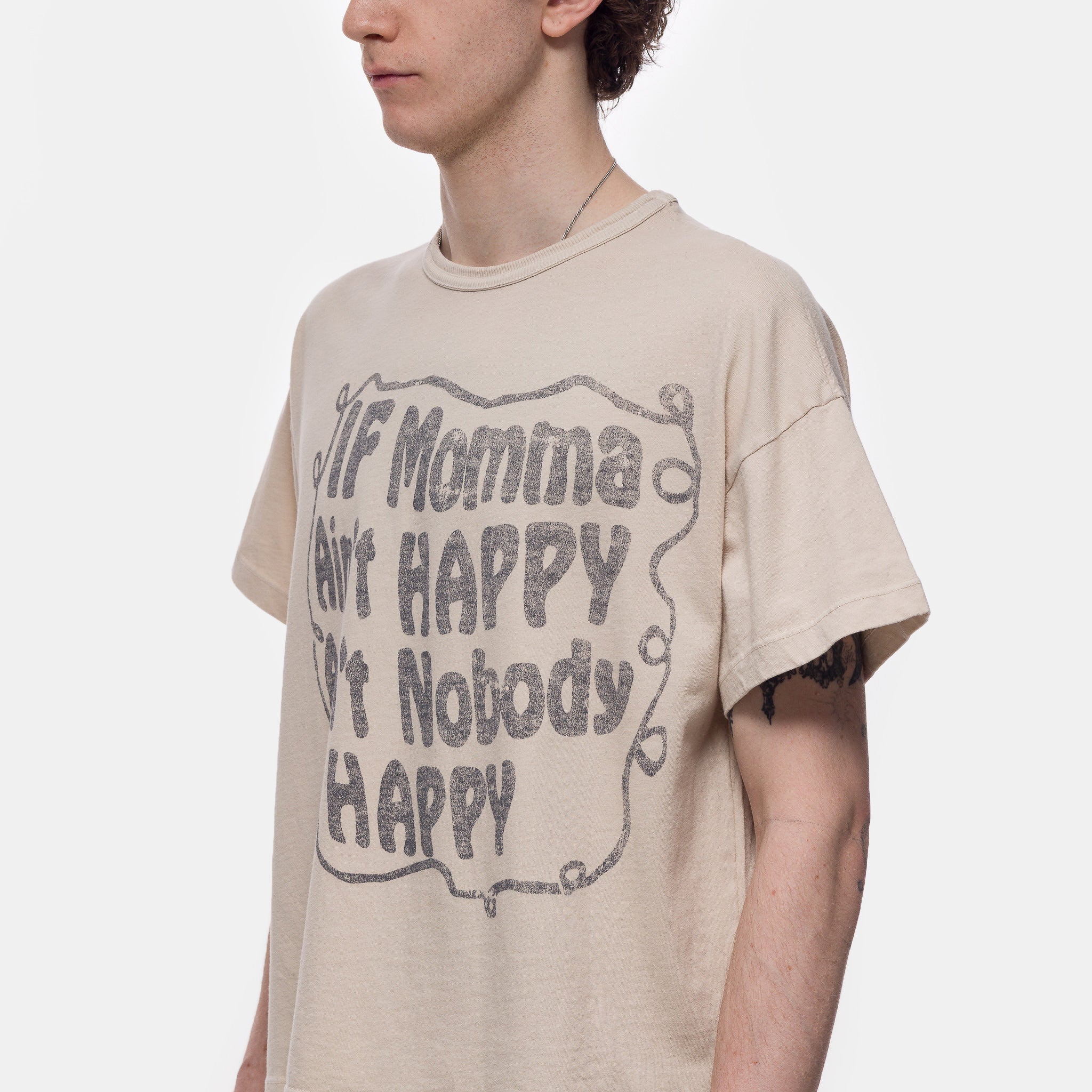Mad Momma Basics T-Shirt in Dust Tan - Image 4