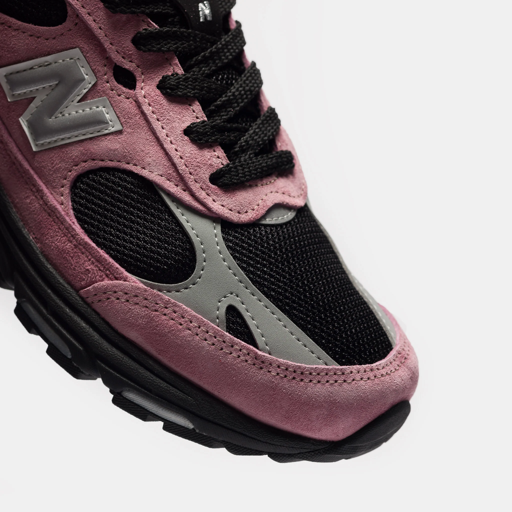 Made in USA 993 Sneaker in Pink Taffy/Black/Slate Grey - Image 6