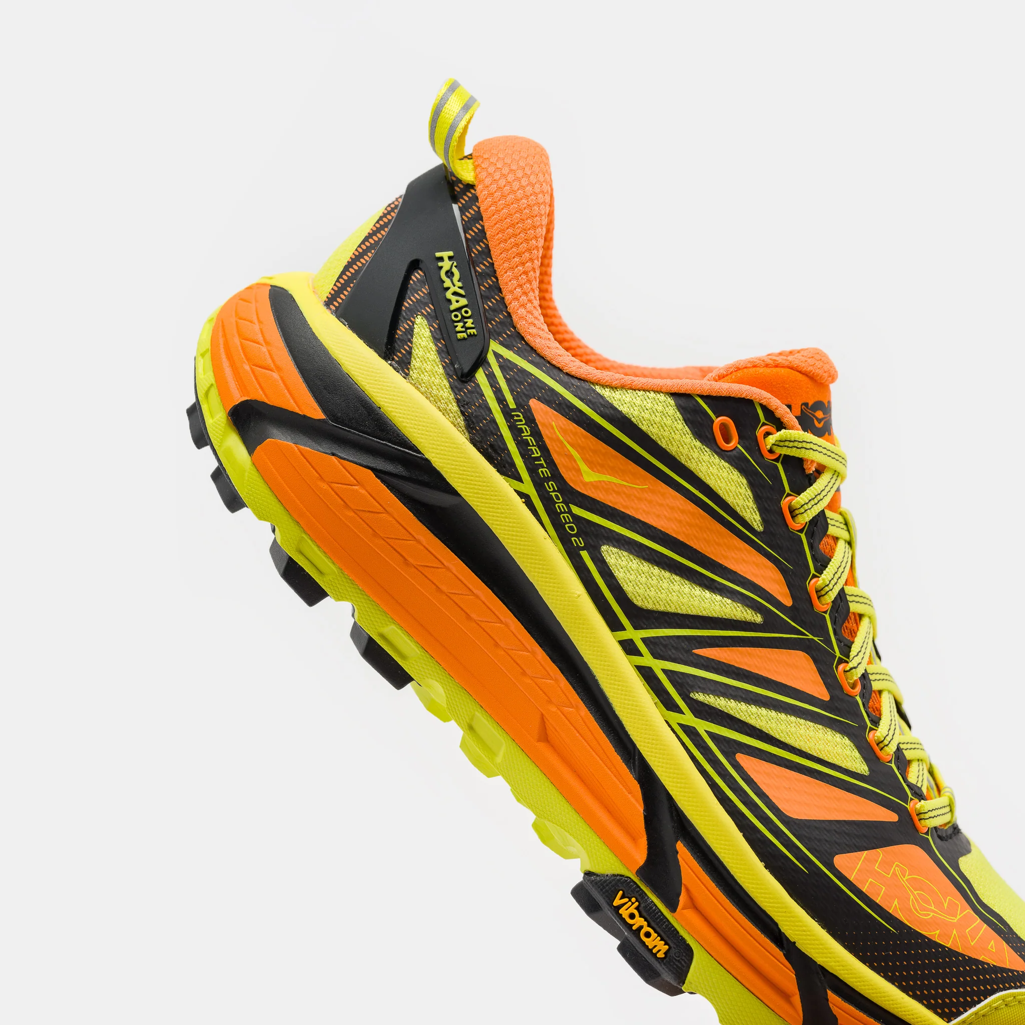 Mafate Speed 2 Sneaker in Electric Tangerine/Hoka Citrus - Image 4
