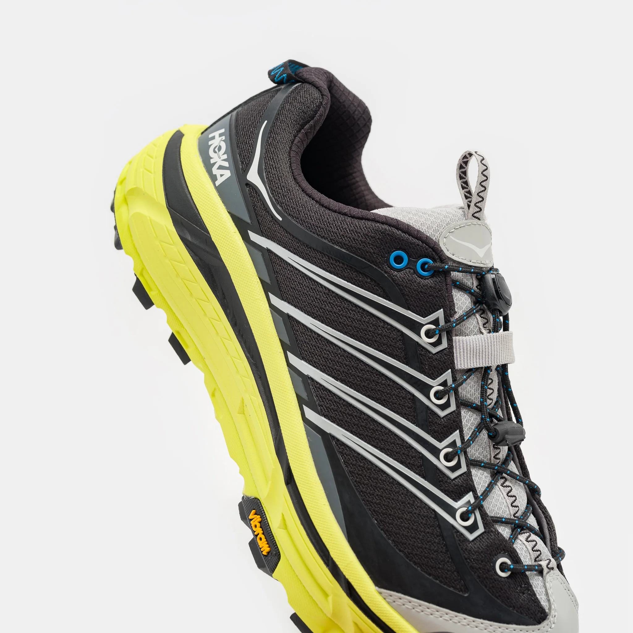 Mafate Three2 Sneaker in Black/Hoka Citrus - Image 4