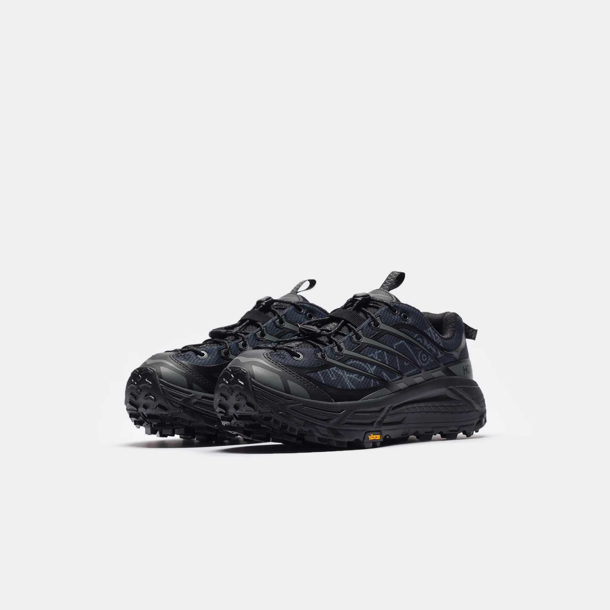 Mafate Three2 Wordmark Sneaker in Black/Outer Orbit - Image 2