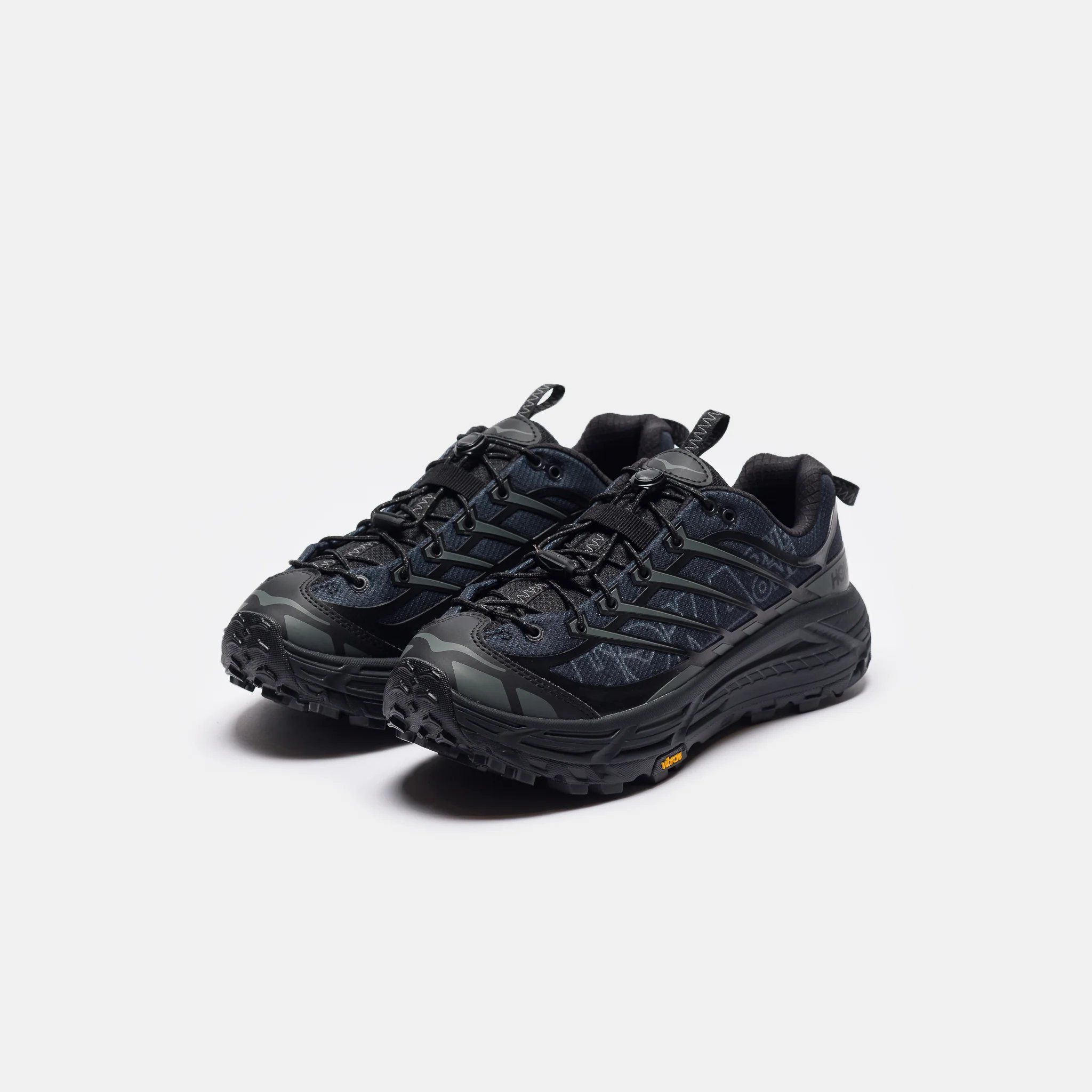 Mafate Three2 Wordmark Sneaker in Black/Outer Orbit - Image 3