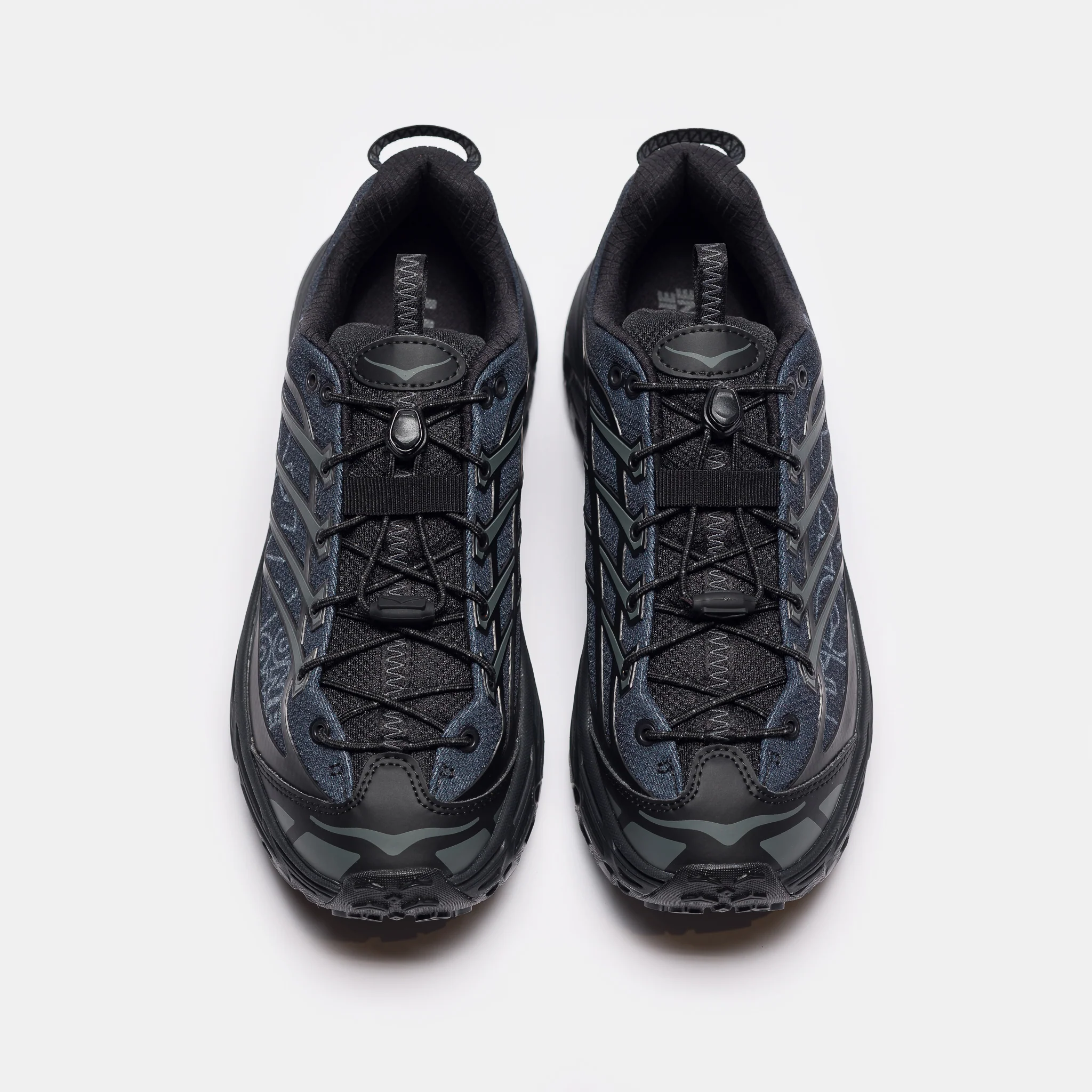 Mafate Three2 Wordmark Sneaker in Black/Outer Orbit - Image 4