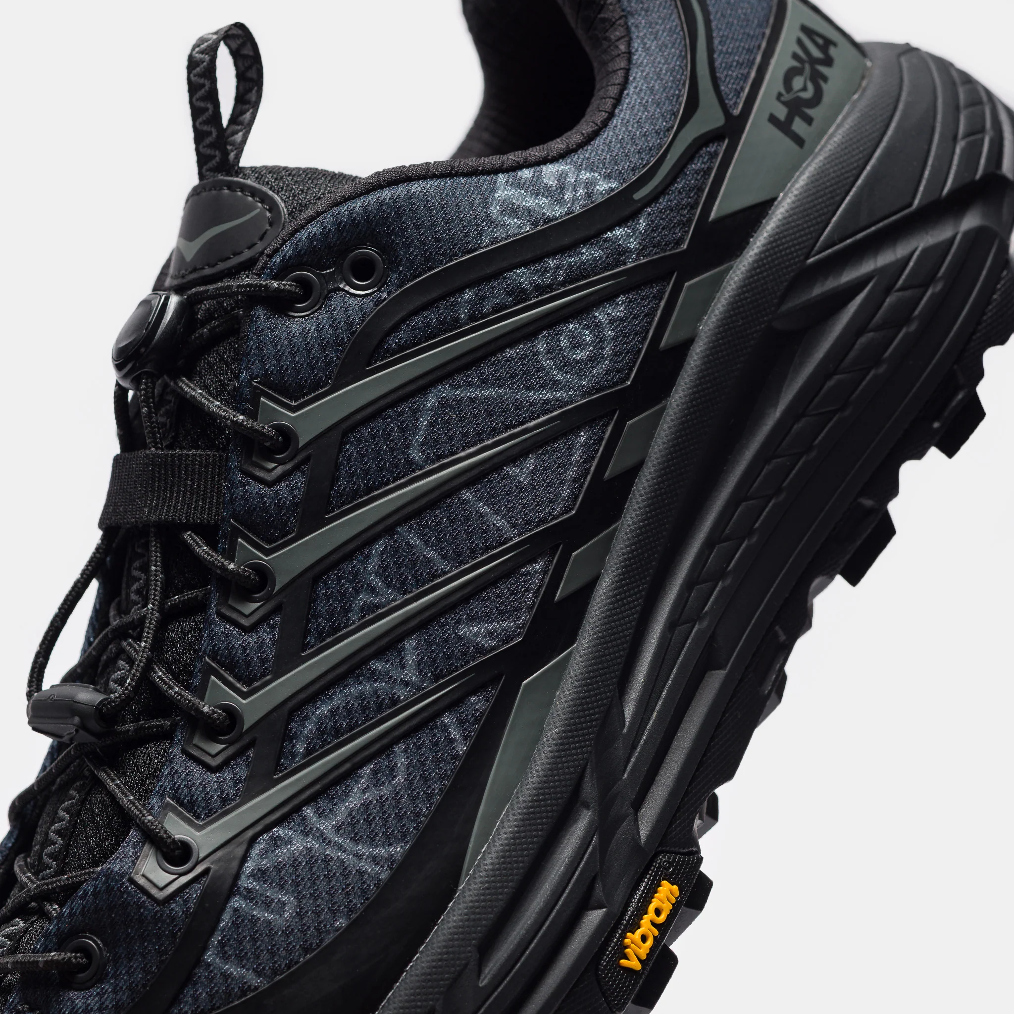 Mafate Three2 Wordmark Sneaker in Black/Outer Orbit - Image 5