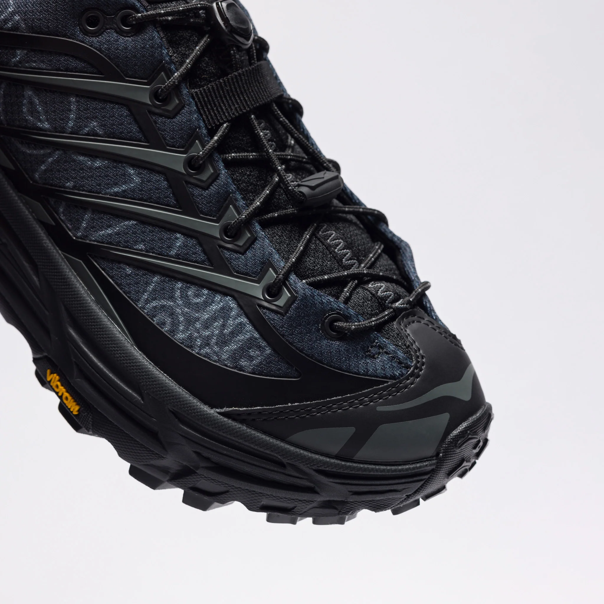 Mafate Three2 Wordmark Sneaker in Black/Outer Orbit - Image 6