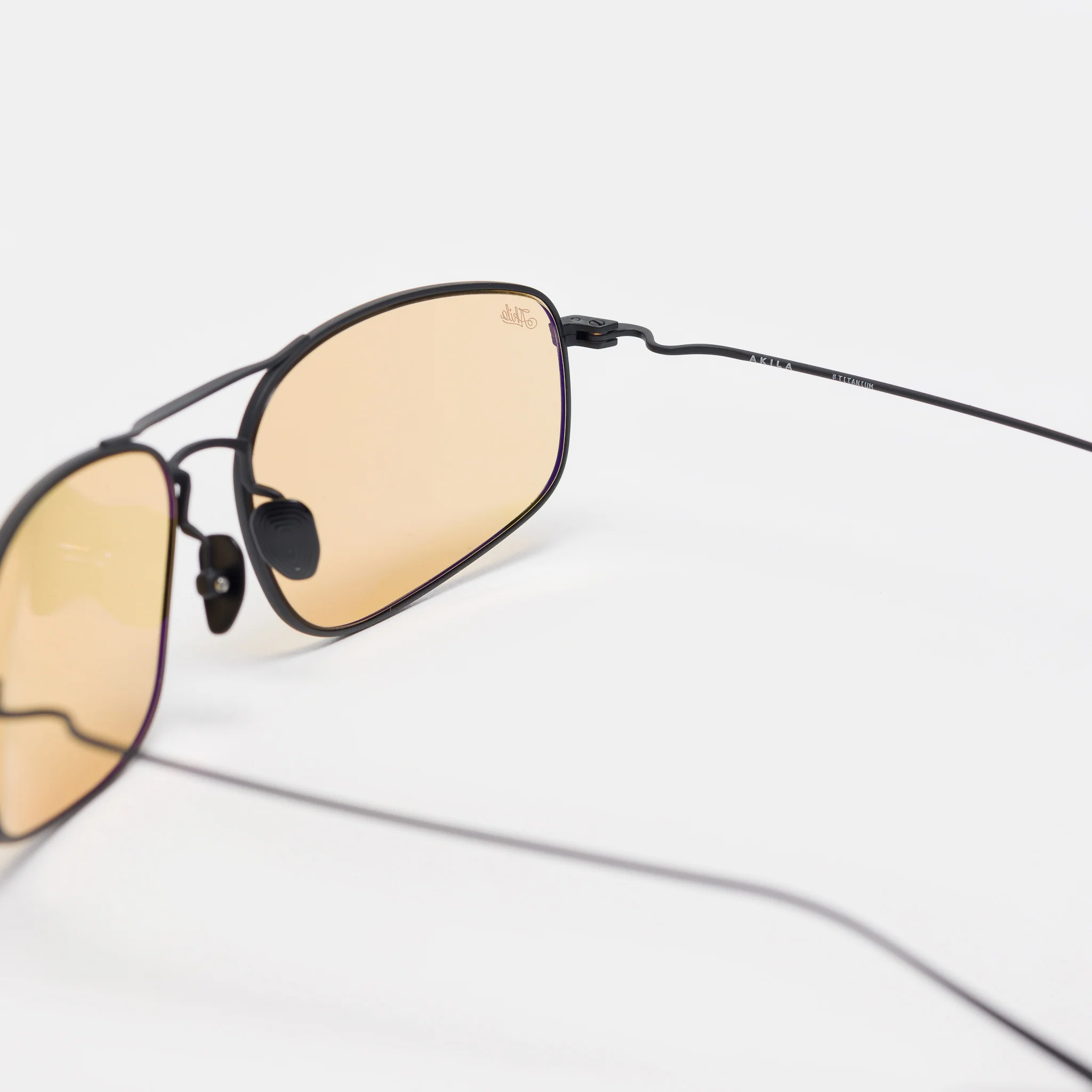 Mal Sunglasses in Black/Yellow - Image 3
