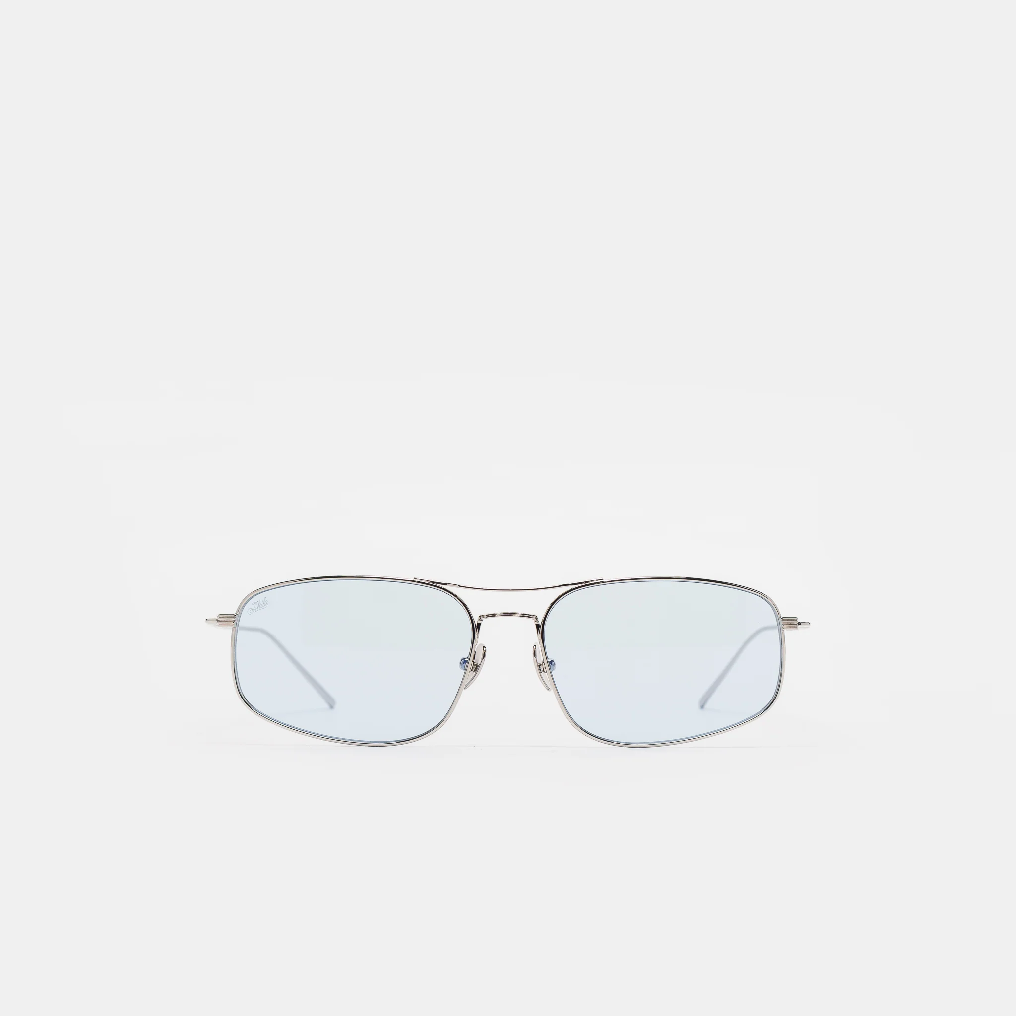 Mal Sunglasses in Silver/Sky Blue