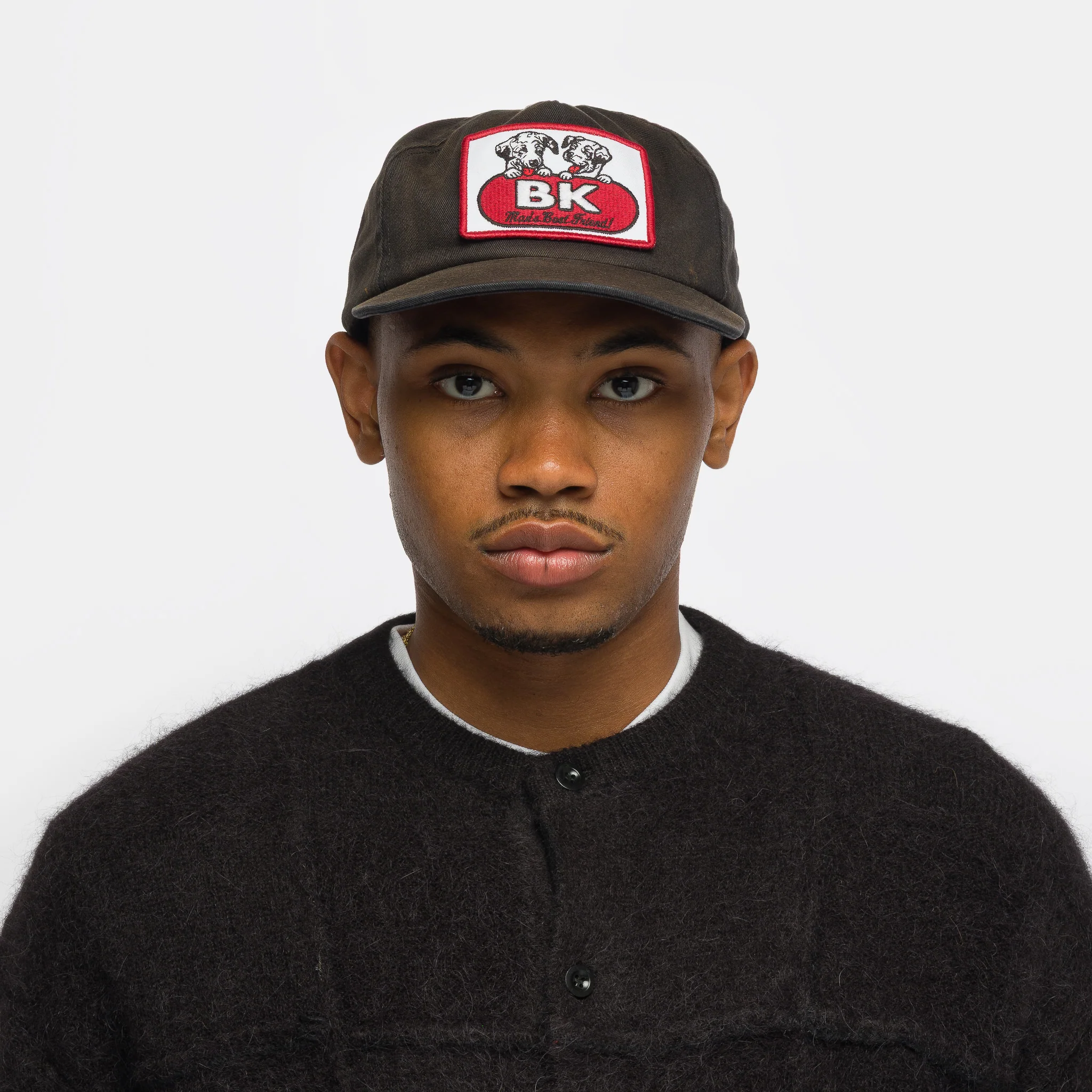 Man's Best Friend Logo Hat in Black - Image 2