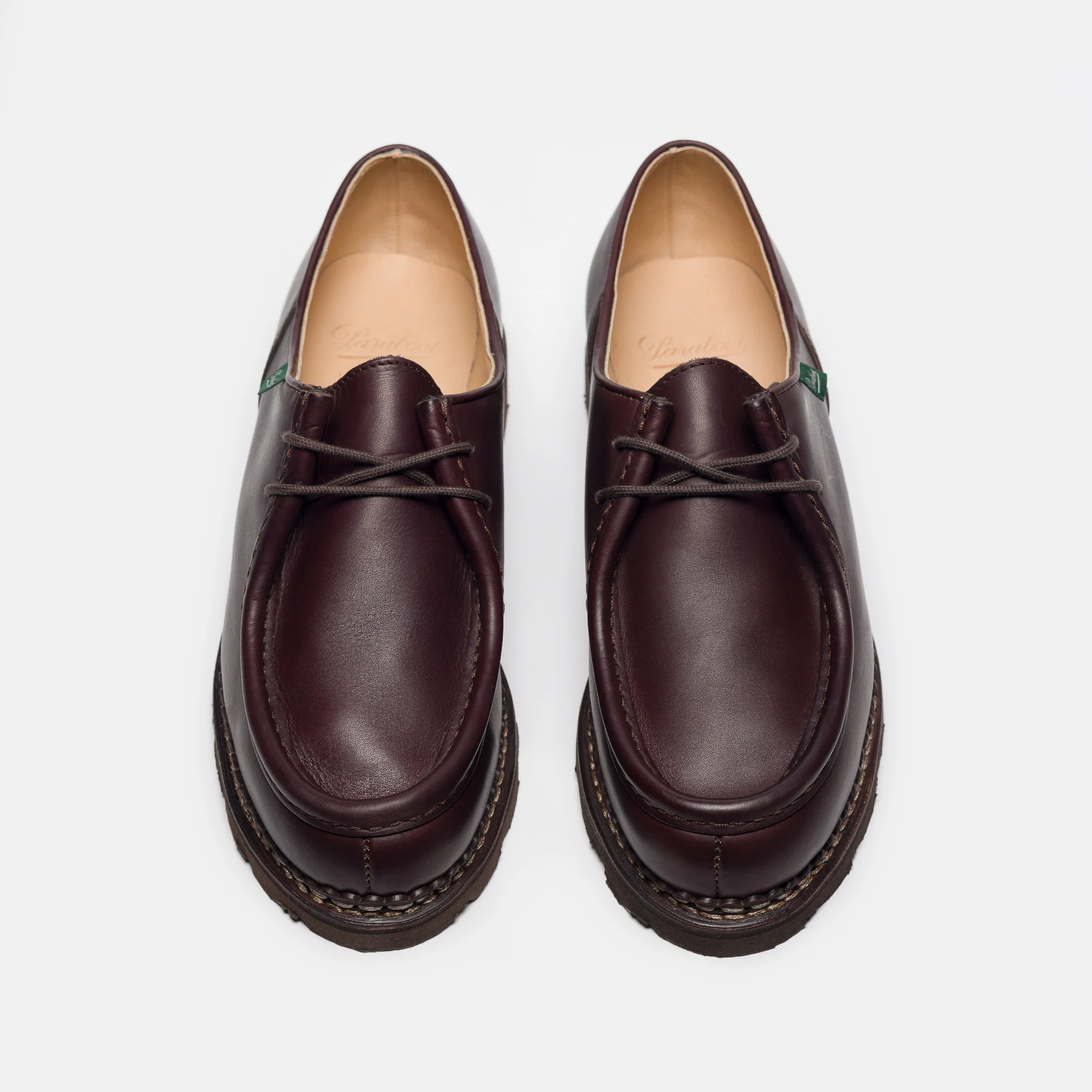 Michael Moc Lace-Up Shoe in Coffee - Image 3