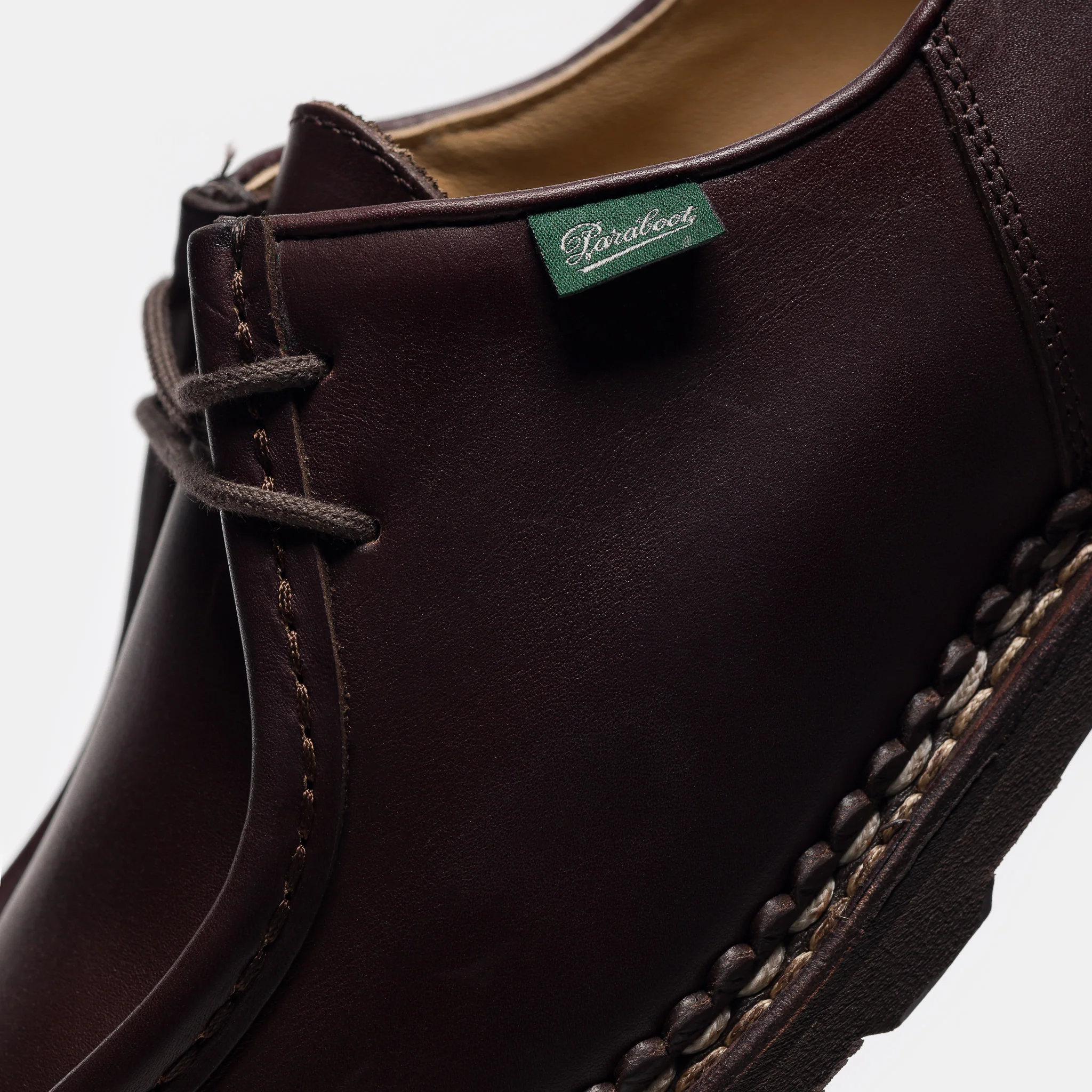 Michael Moc Lace-Up Shoe in Coffee - Image 4