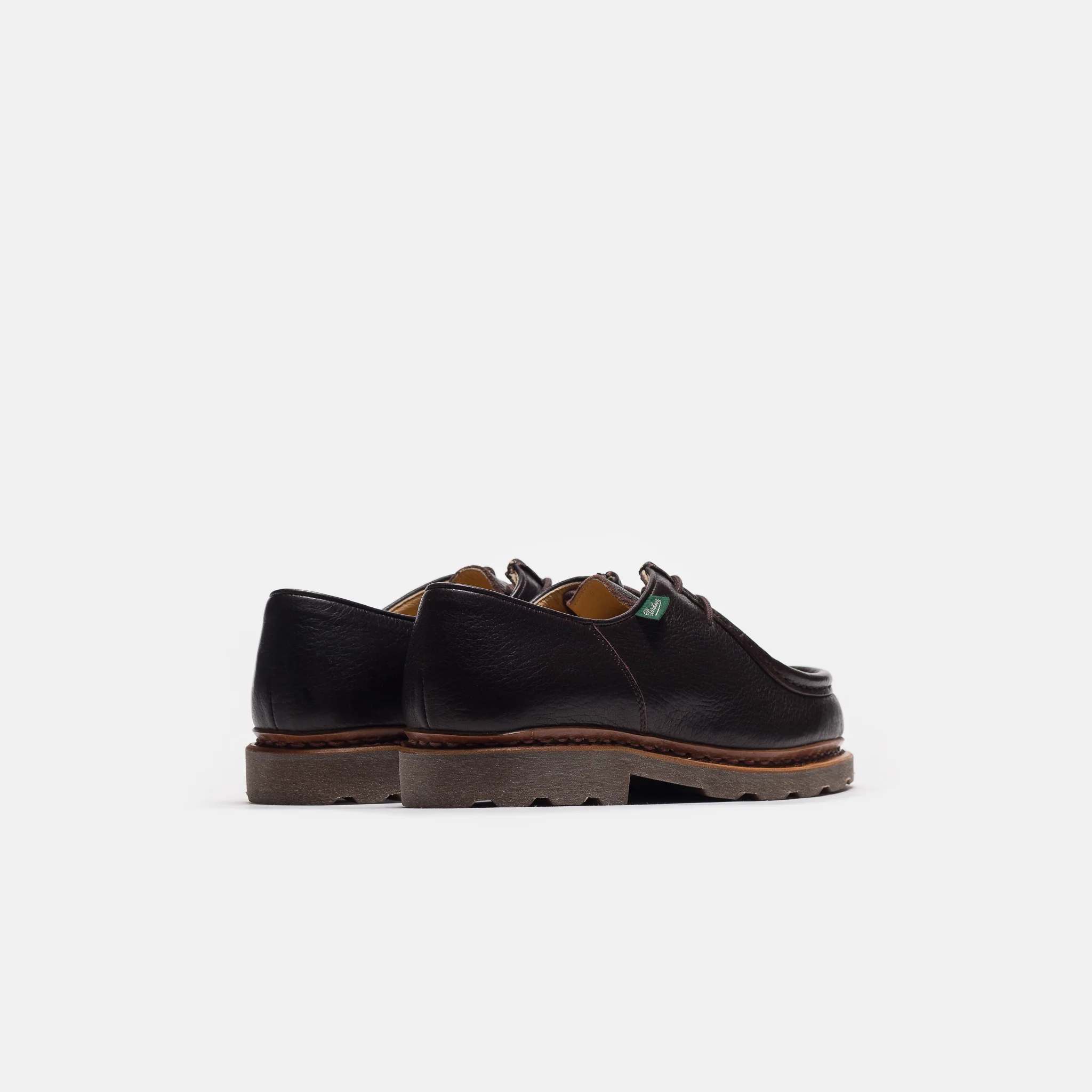 Michael Moc Lace-Up Shoe in Brown Deer Leather - Image 5