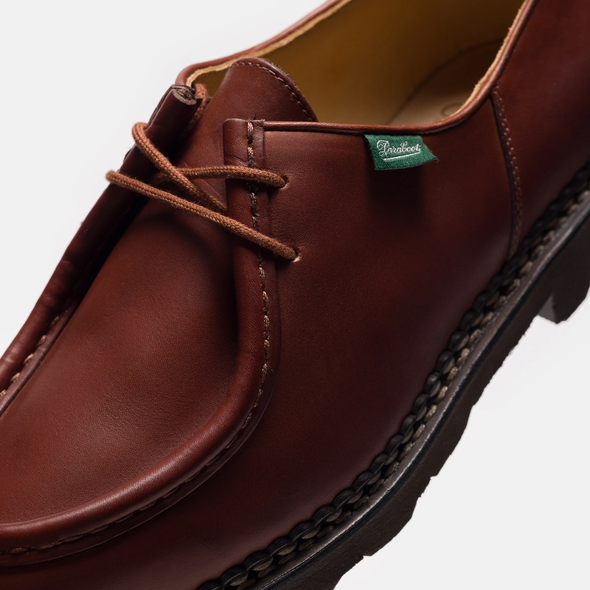 Michael Moc Lace-Up Shoe in Maroon - Image 6