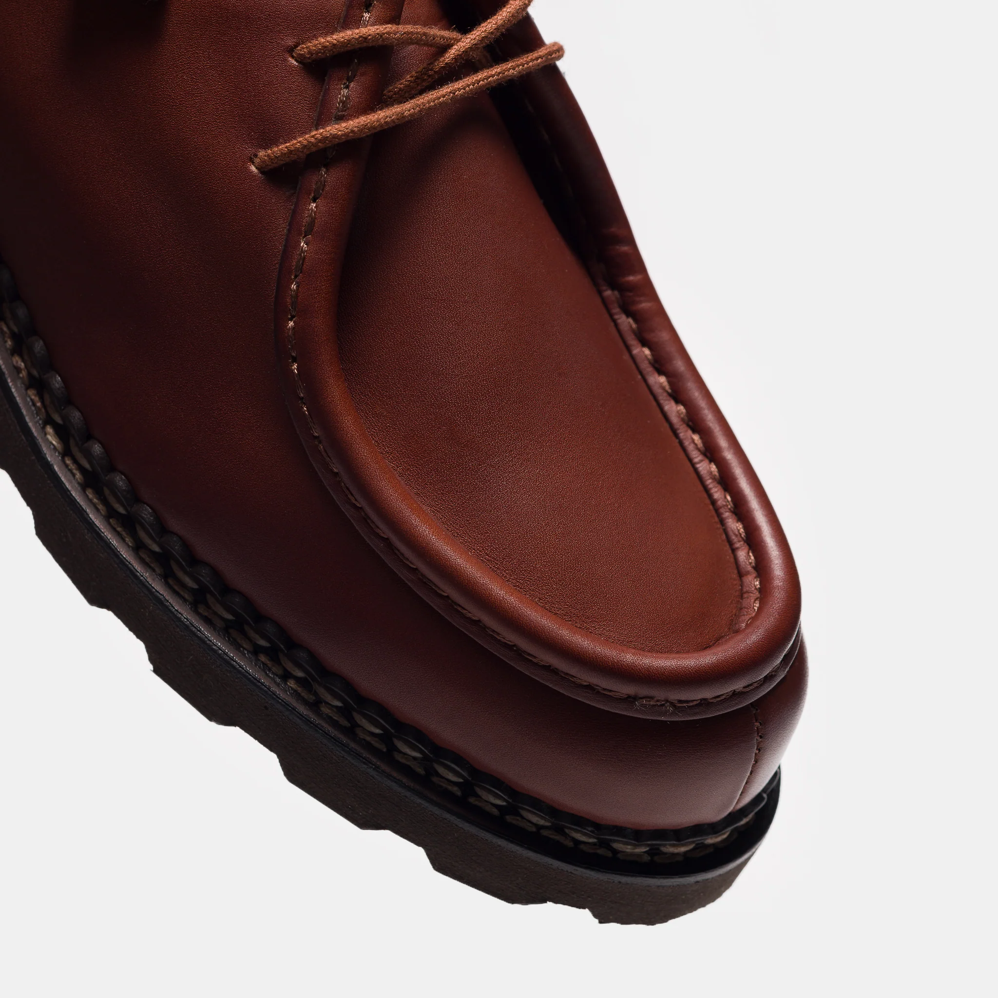 Michael Moc Lace-Up Shoe in Maroon - Image 7