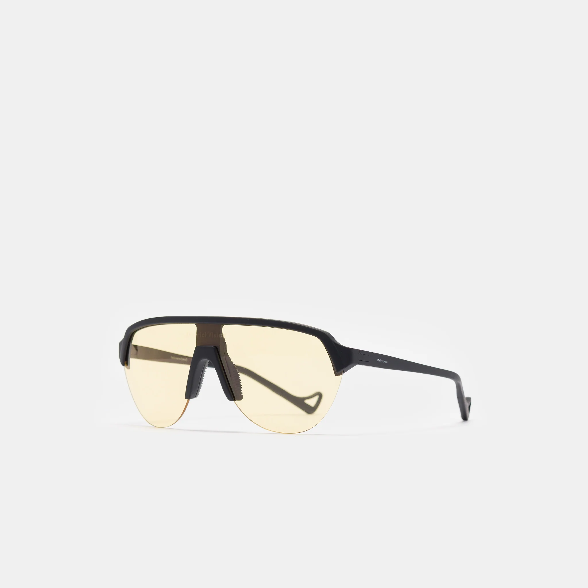 Nagata Speed Blade Sunglasses in Black/D+ Sports Yellow - Image 2