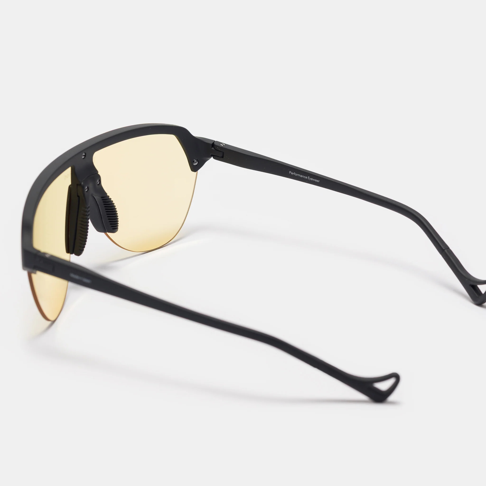 Nagata Speed Blade Sunglasses in Black/D+ Sports Yellow - Image 3