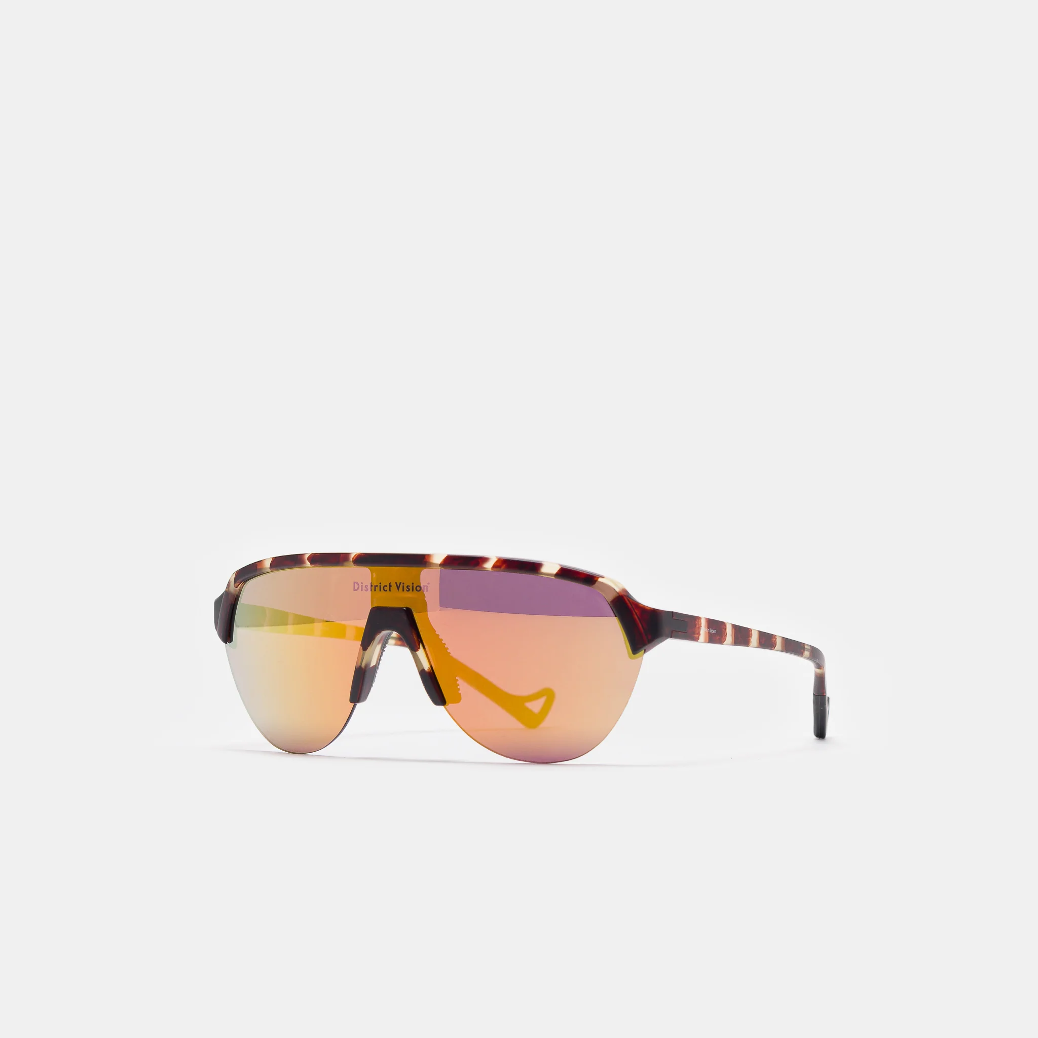 Nagata Speed Blade Sunglasses in Tortoise/D+ Amber Mirror - Image 2