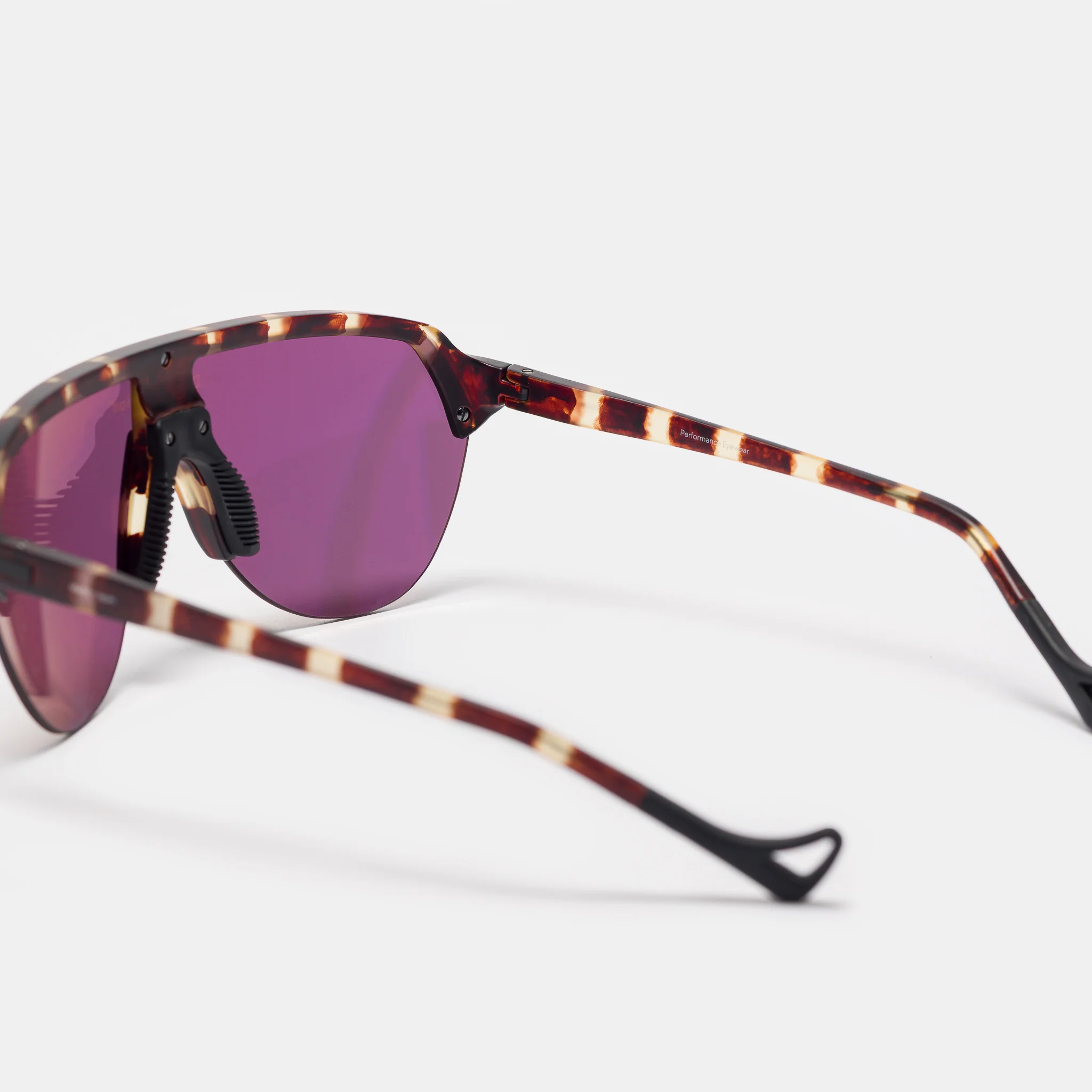 Nagata Speed Blade Sunglasses in Tortoise/D+ Amber Mirror - Image 3