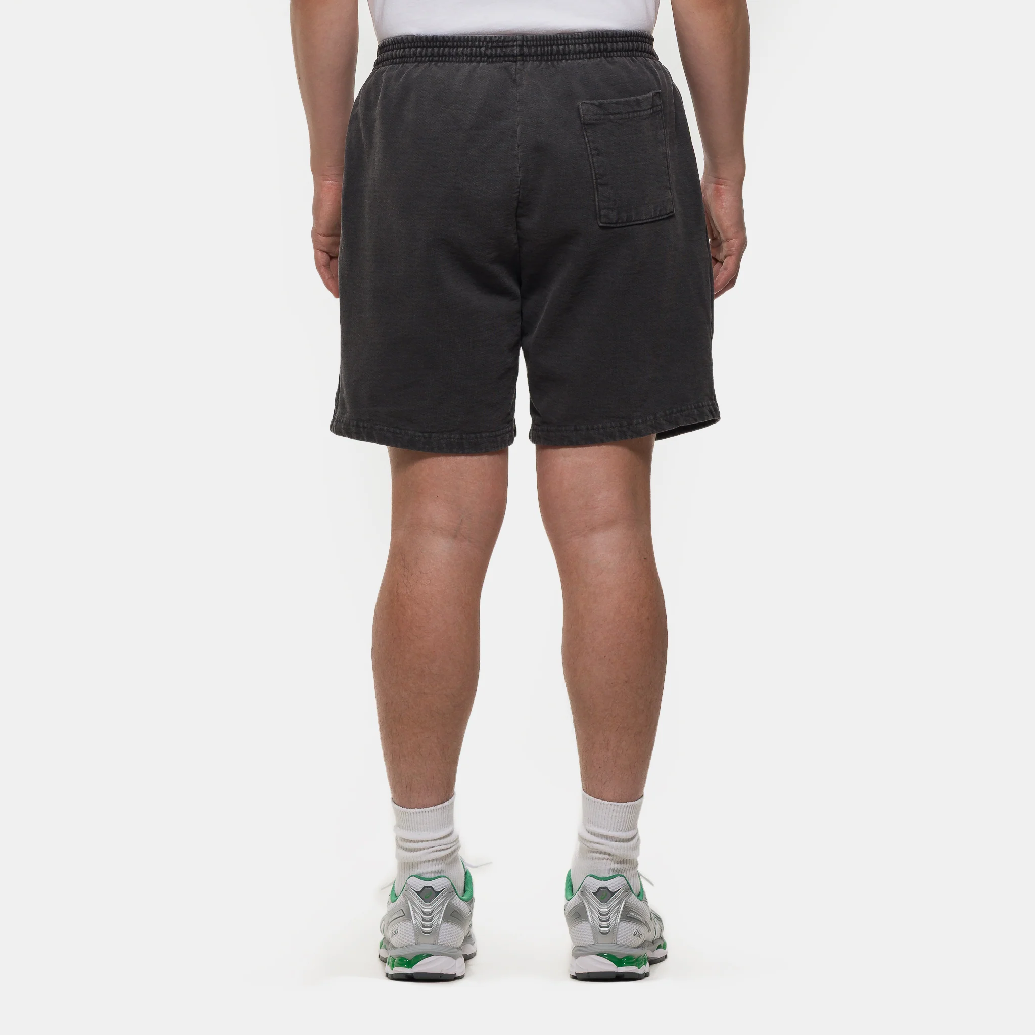 Notre Logo Sweat Shorts in Vintage Black - Image 3