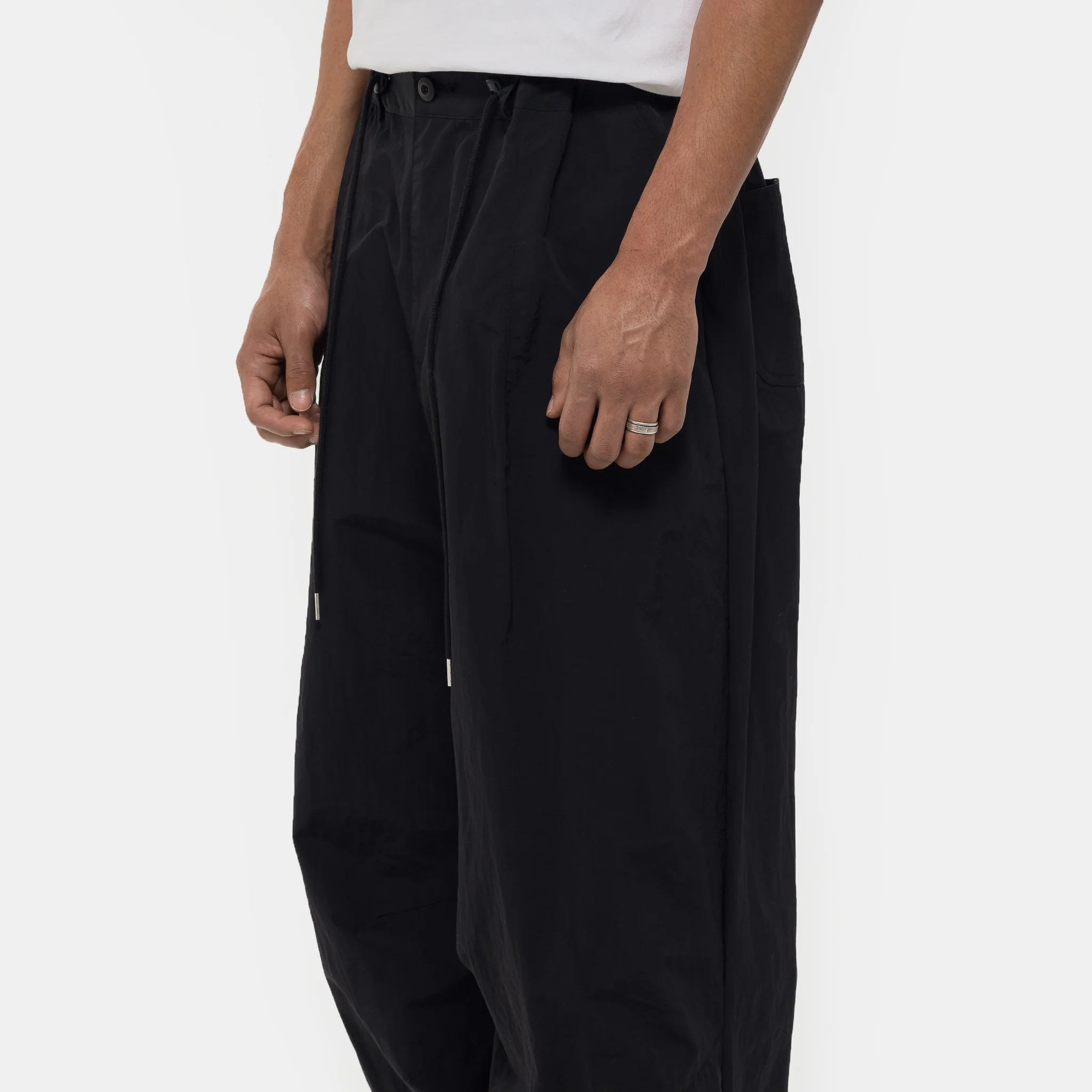 Nylon Field Pant in Black - Image 4