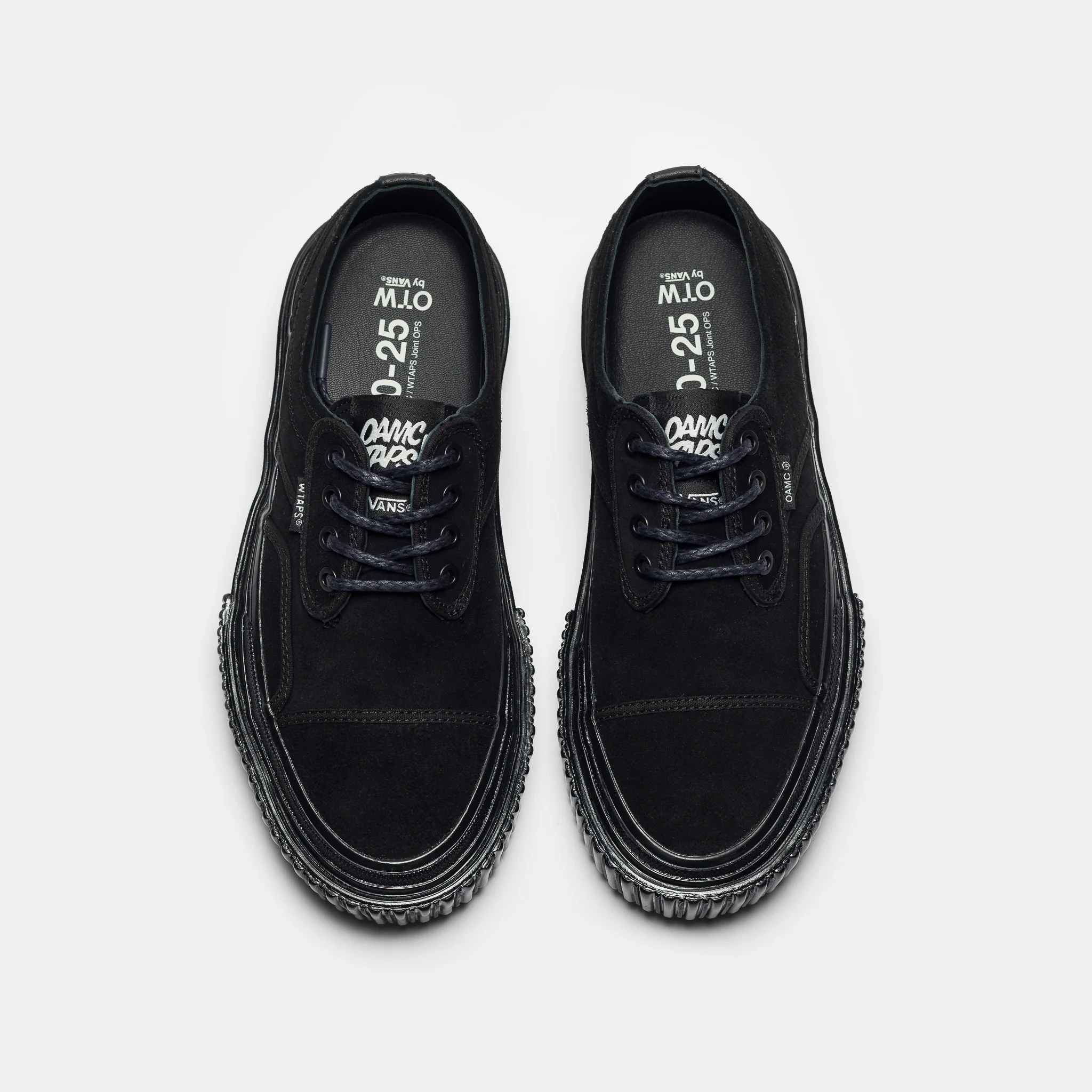OAMC x WTAPS x OTW  Seylynn Lug Sneaker in Black - Image 4