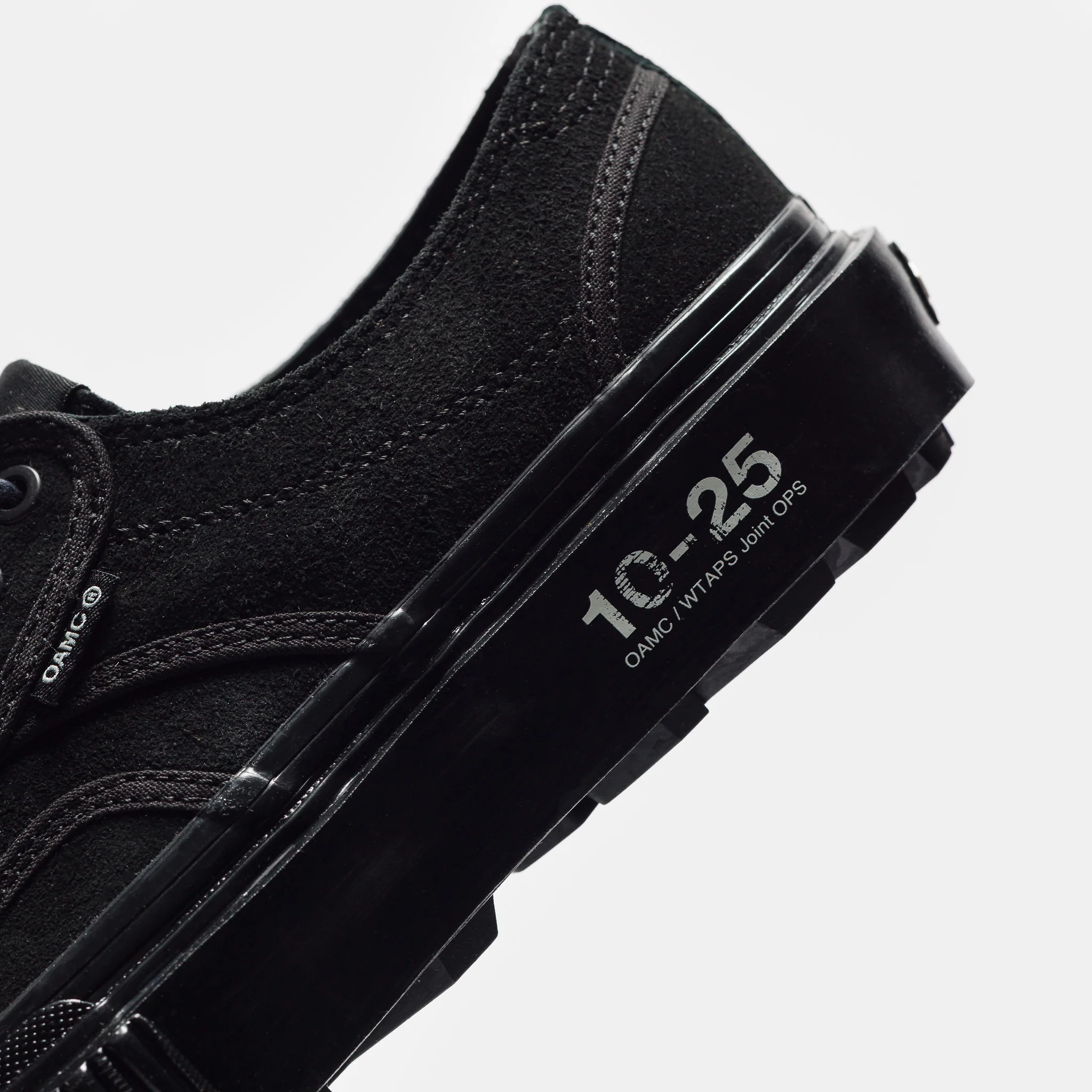 OAMC x WTAPS x OTW  Seylynn Lug Sneaker in Black - Image 5