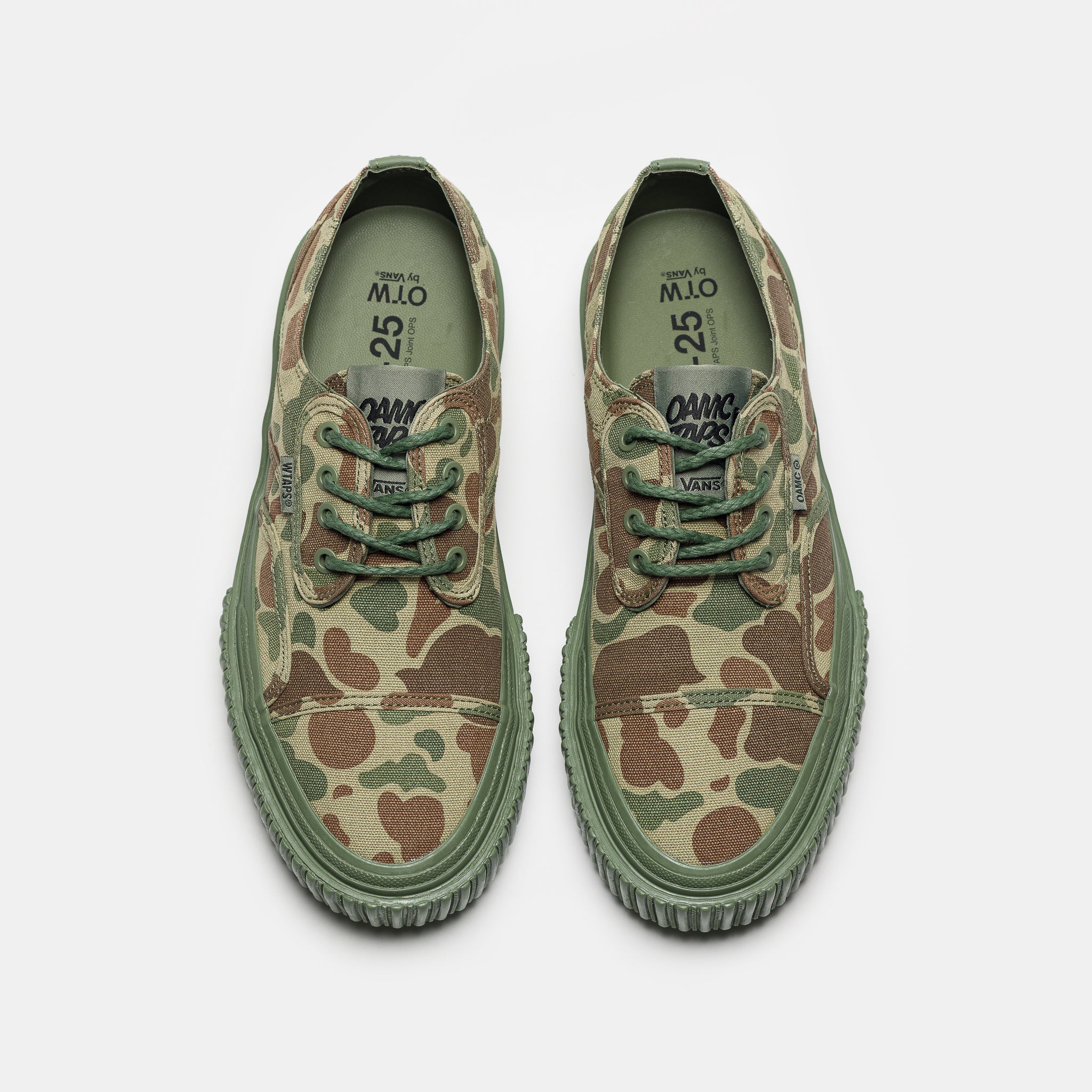 OAMC x WTAPS x OTW  Seylynn Lug Sneaker in Duck Camo - Image 4