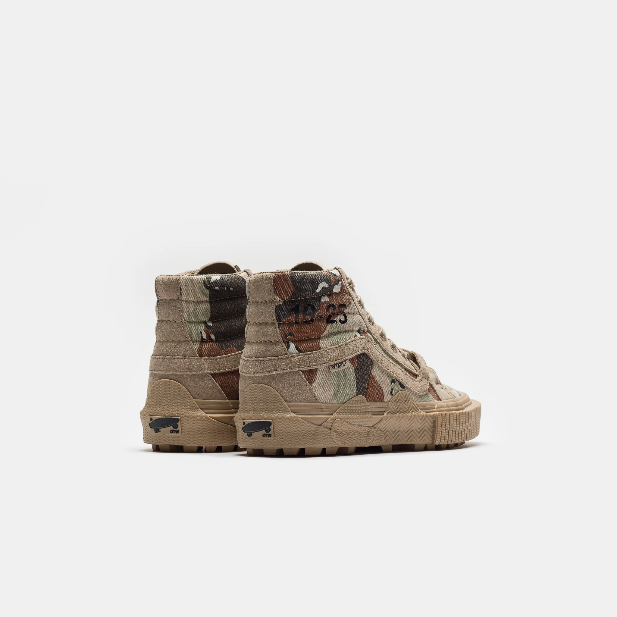 OAMC x WTAPS x OTW Sk8-Hi GL Lug Sneaker in Desert Camo - Image 4