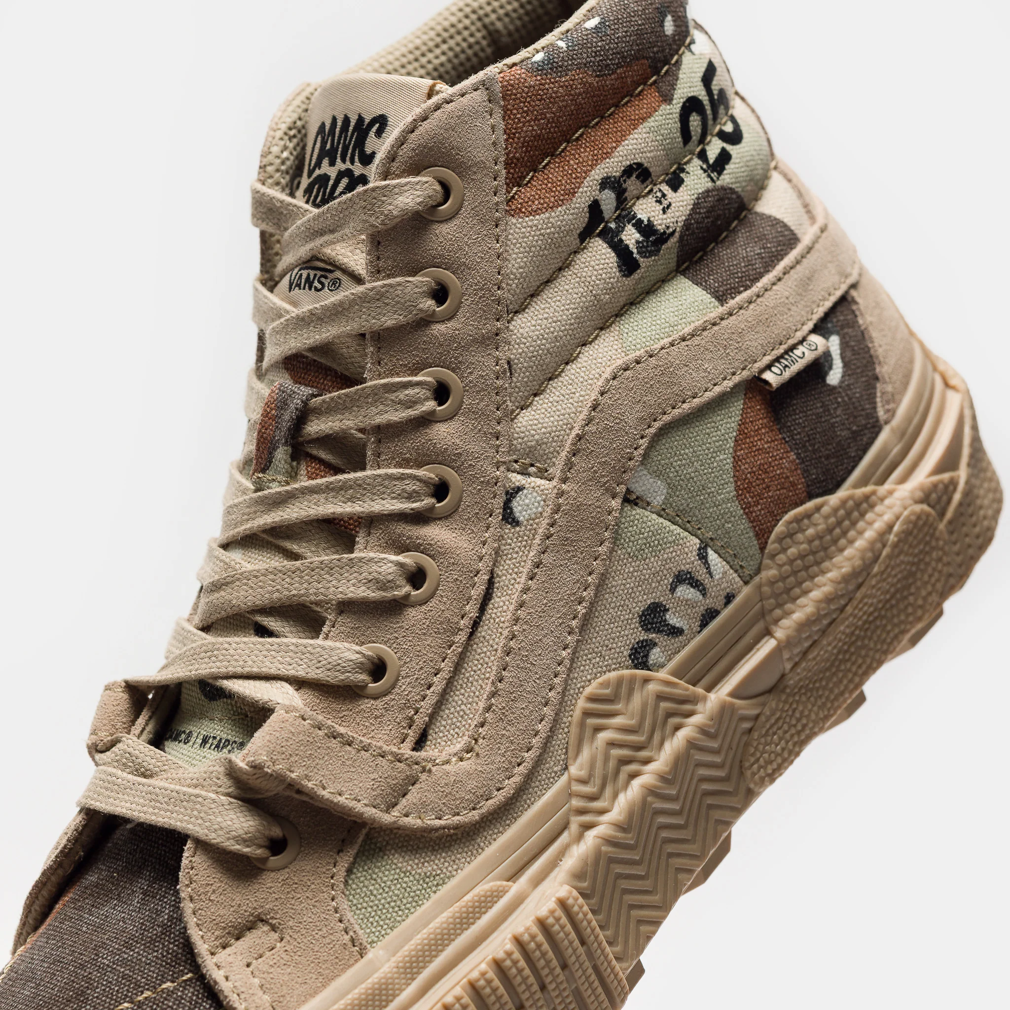 OAMC x WTAPS x OTW Sk8-Hi GL Lug Sneaker in Desert Camo - Image 6