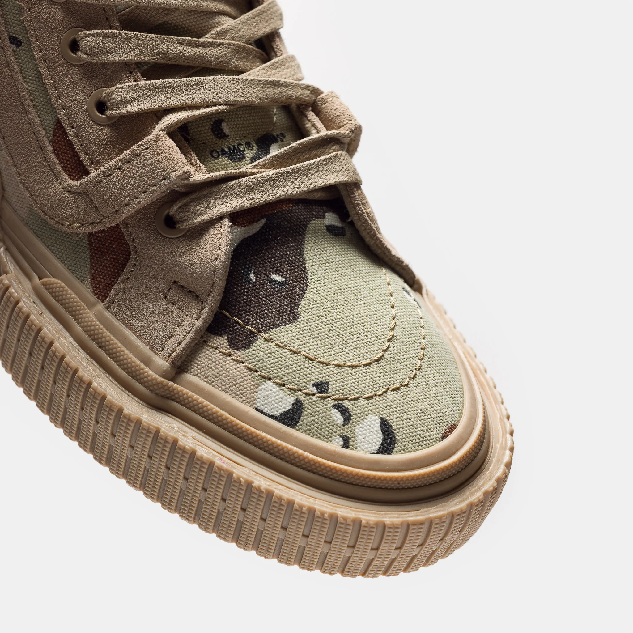 OAMC x WTAPS x OTW Sk8-Hi GL Lug Sneaker in Desert Camo - Image 7