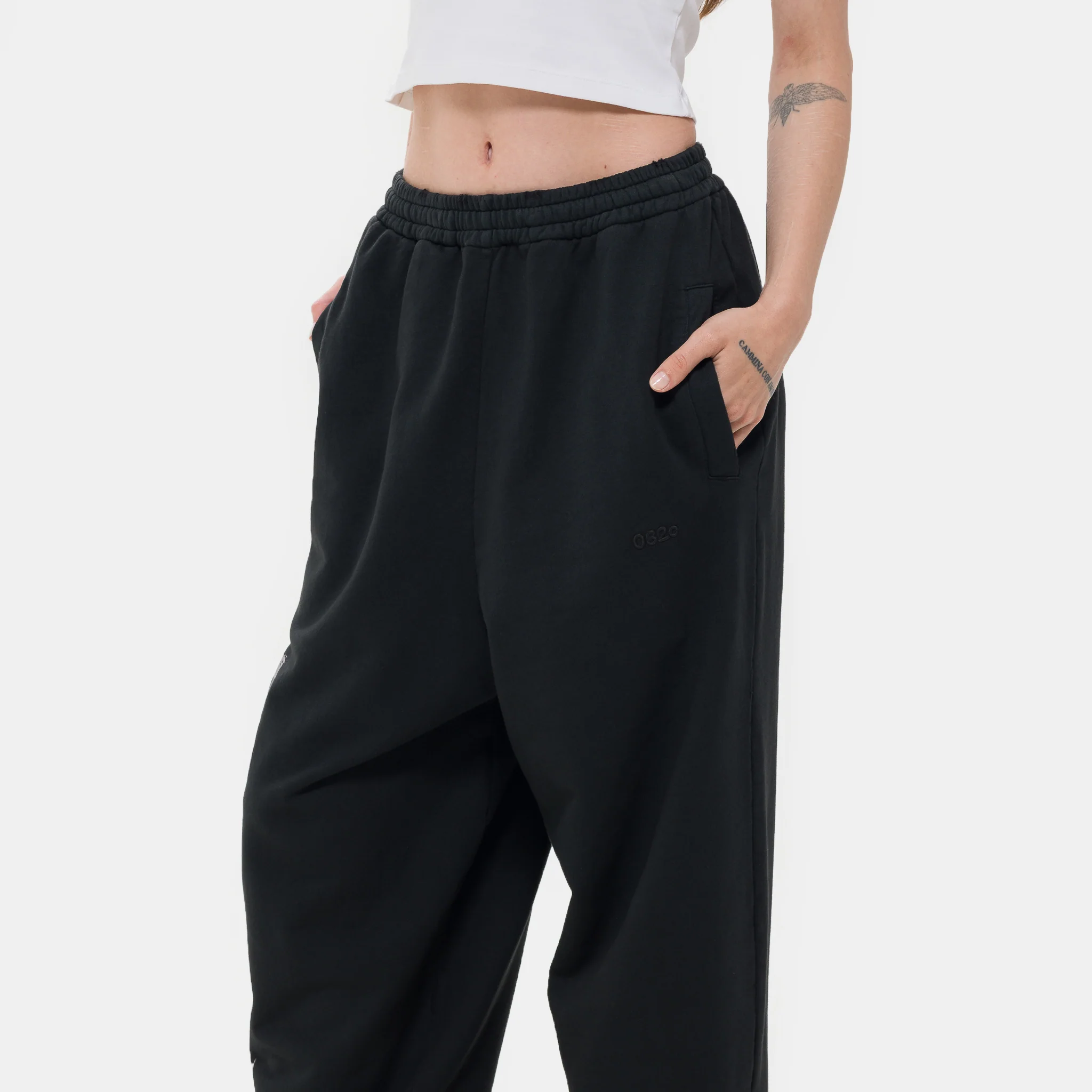 Outlaw Oversized Sweatpant in Faded Black - Image 4