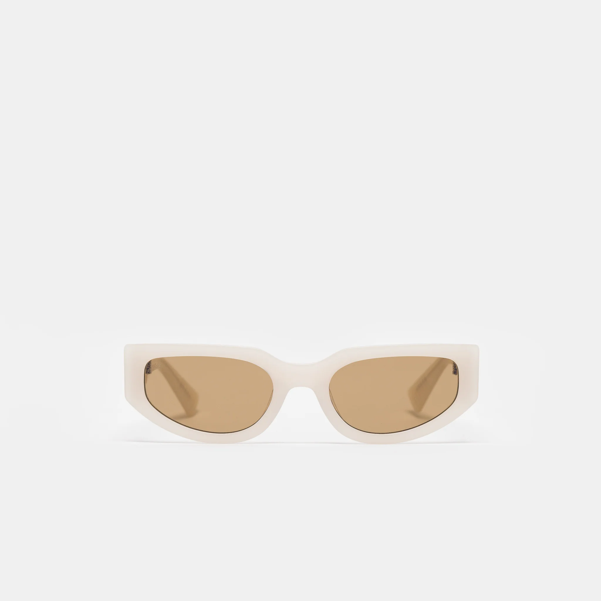 Outsider Sunglasses in Ivory/Brown