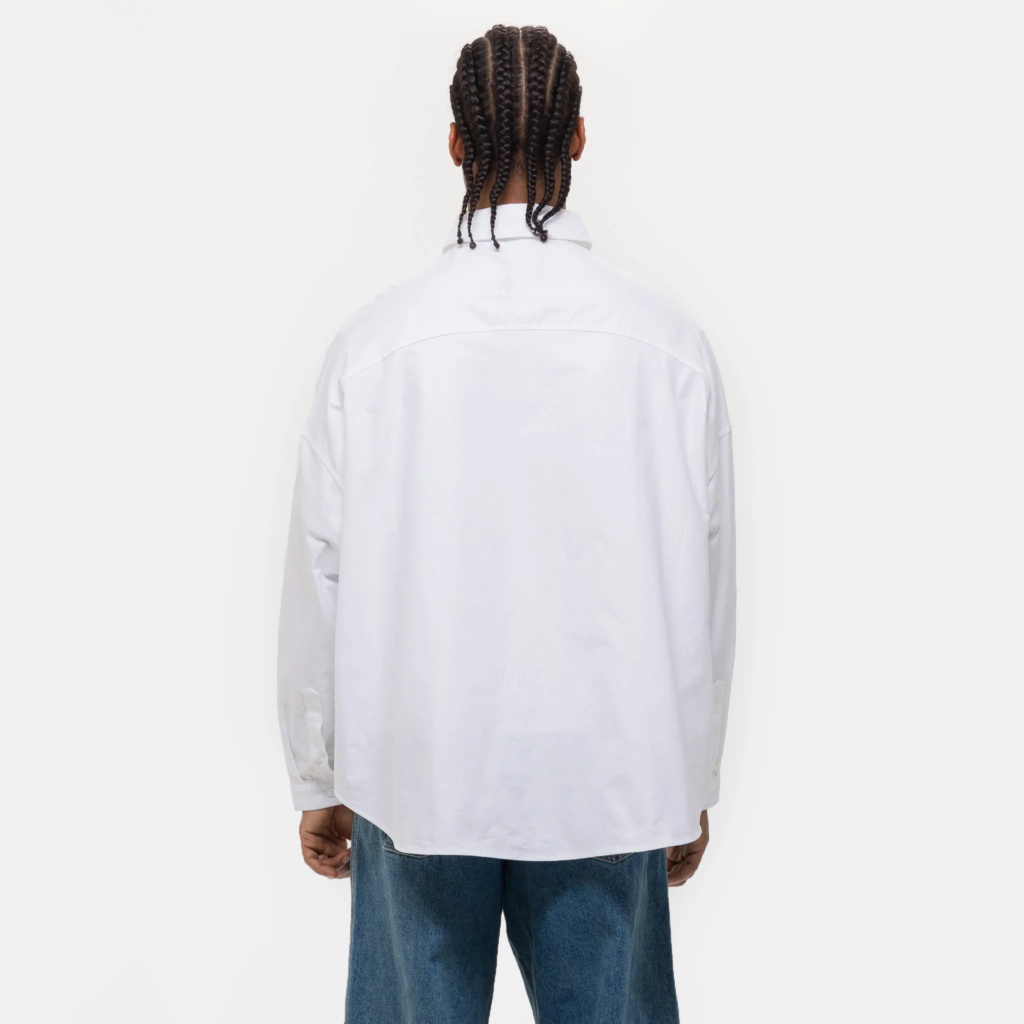 Oxford Balloon Shirt in White - Image 3
