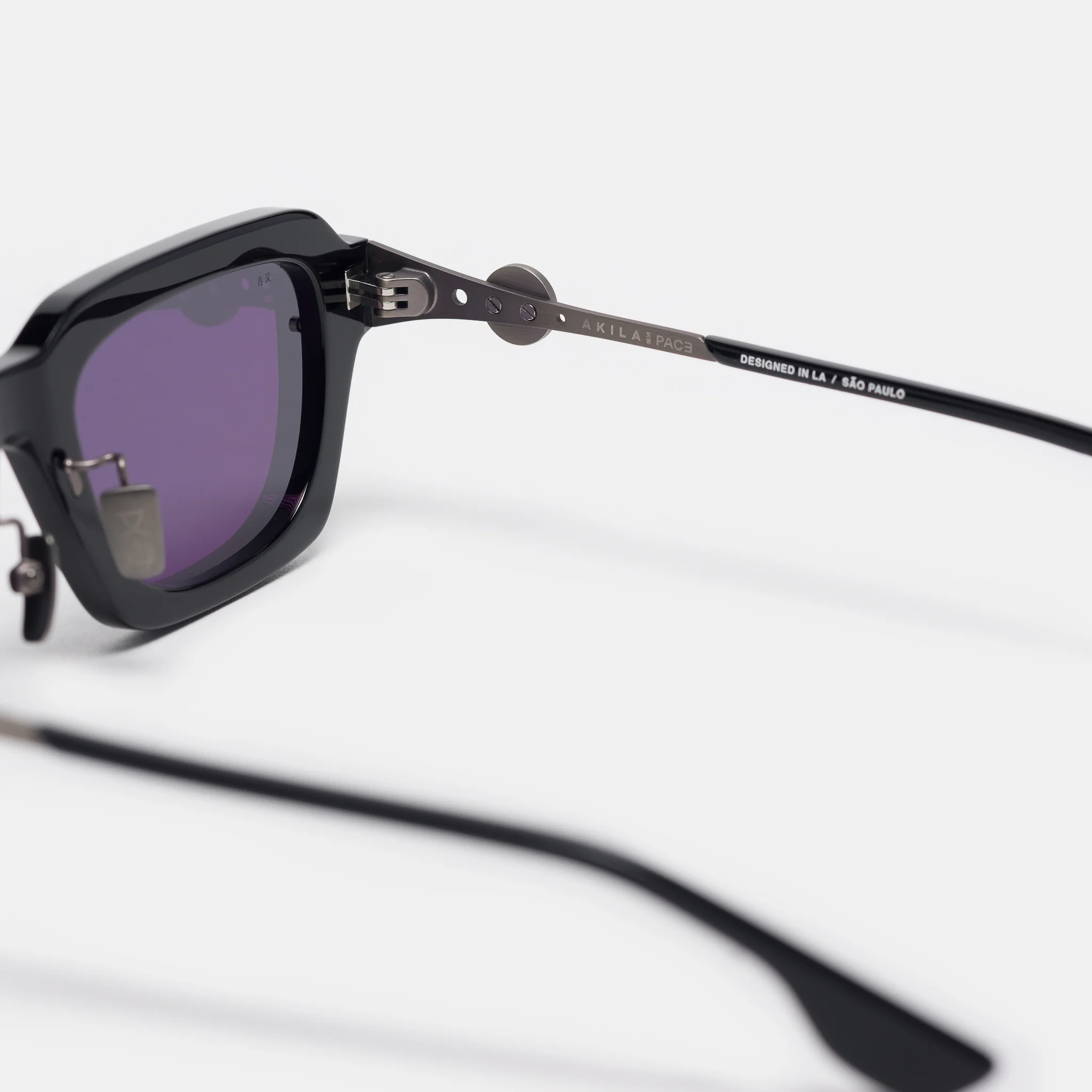 PACE Daytona Sunglasses in Black/Black - Image 3