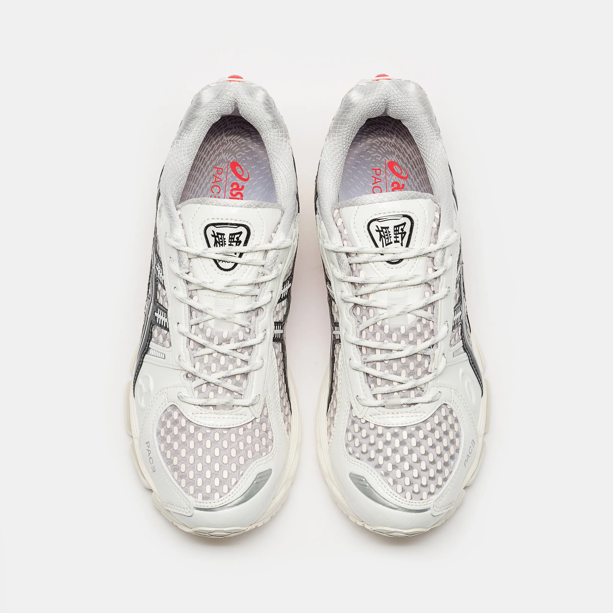 PACE Gel-Kayano 12.1 Sneaker in Cream/Black - Image 4