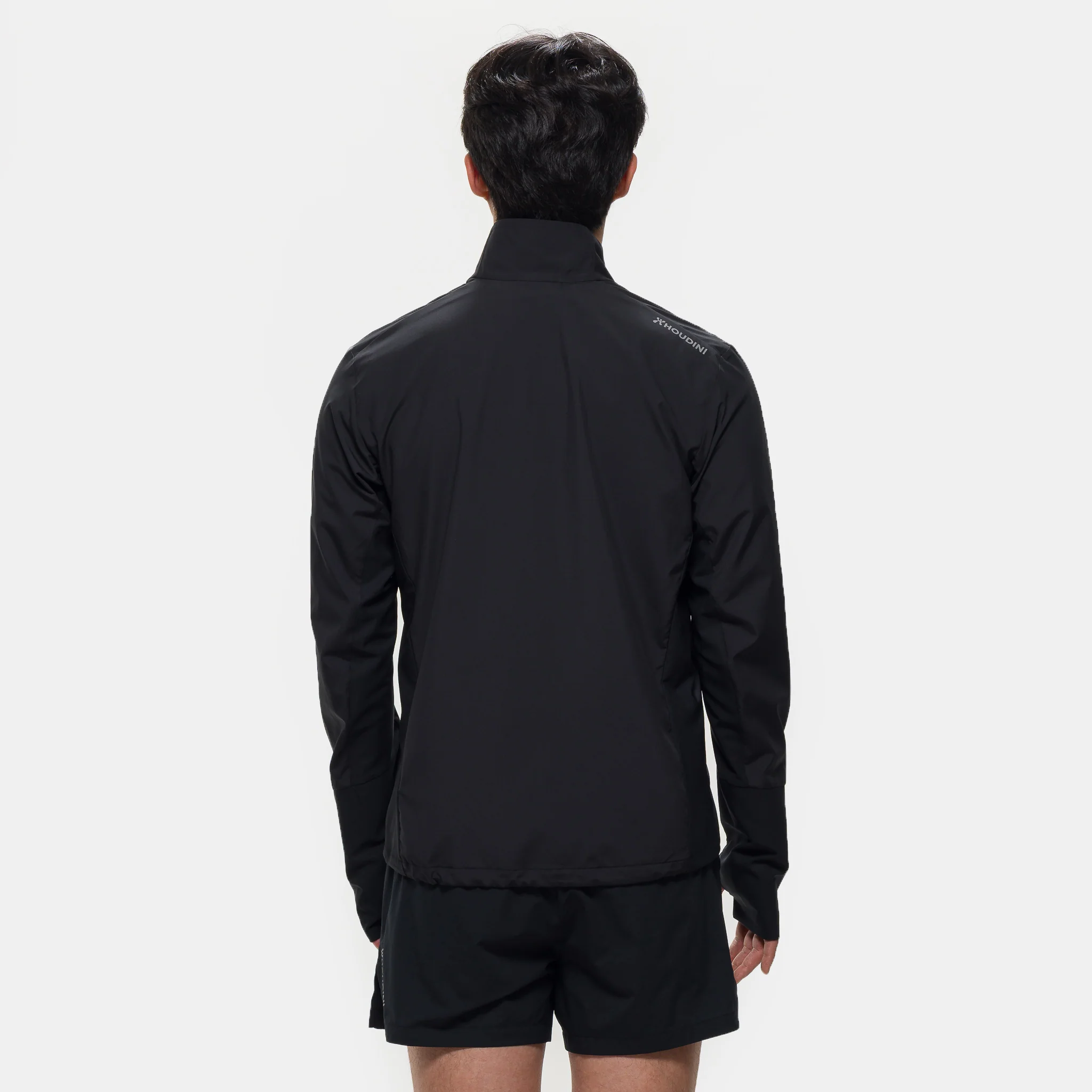 Pace Wind Jacket in True Black - Image 3