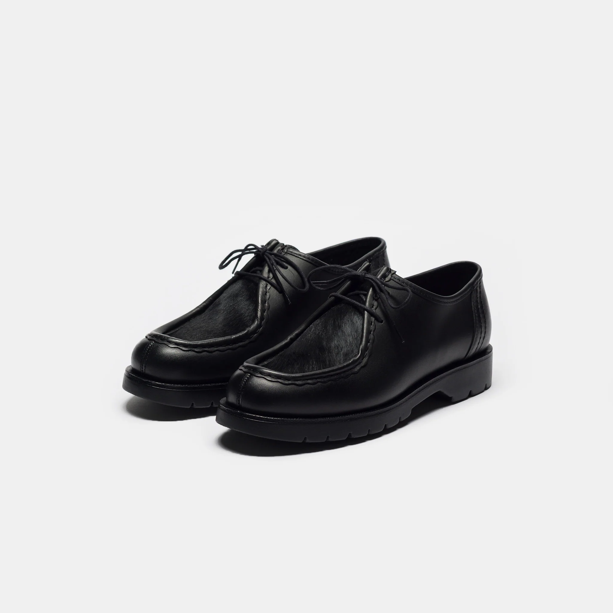 Padrini Moc Toe Shoe in Noir - Image 3