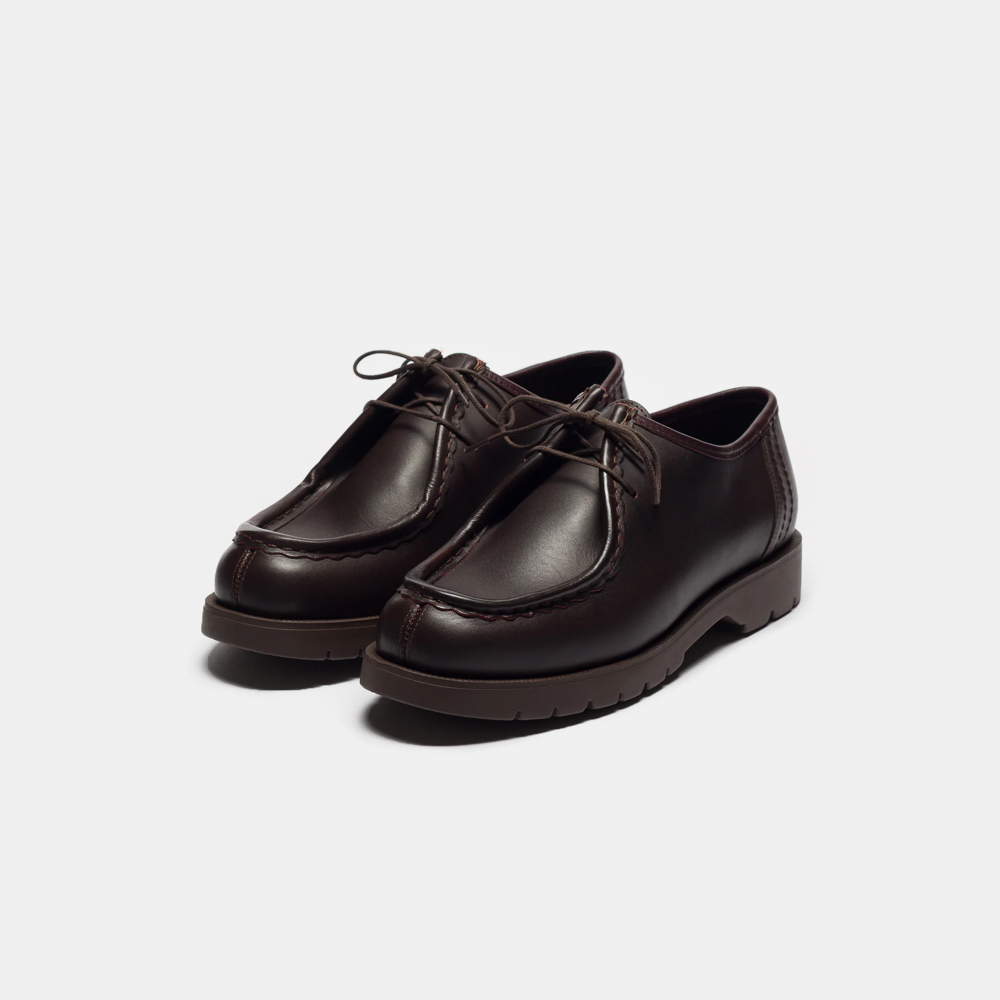 Padror Moc Toe Shoe in Bordeaux - Image 3
