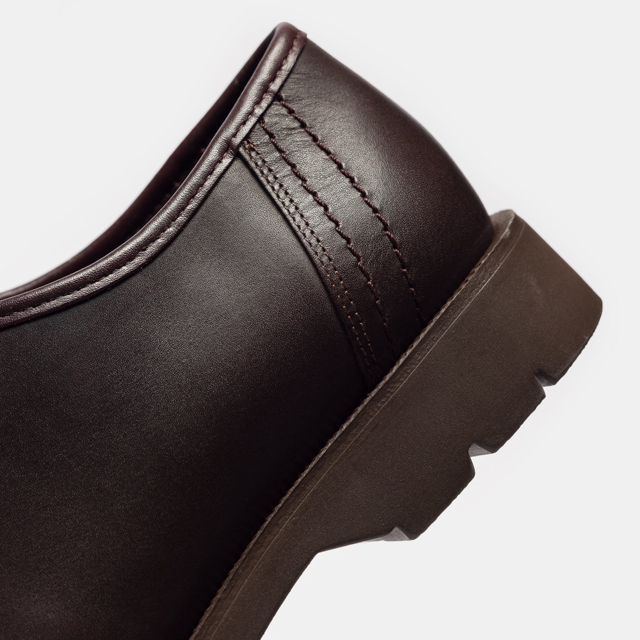 Padror Moc Toe Shoe in Bordeaux - Image 5