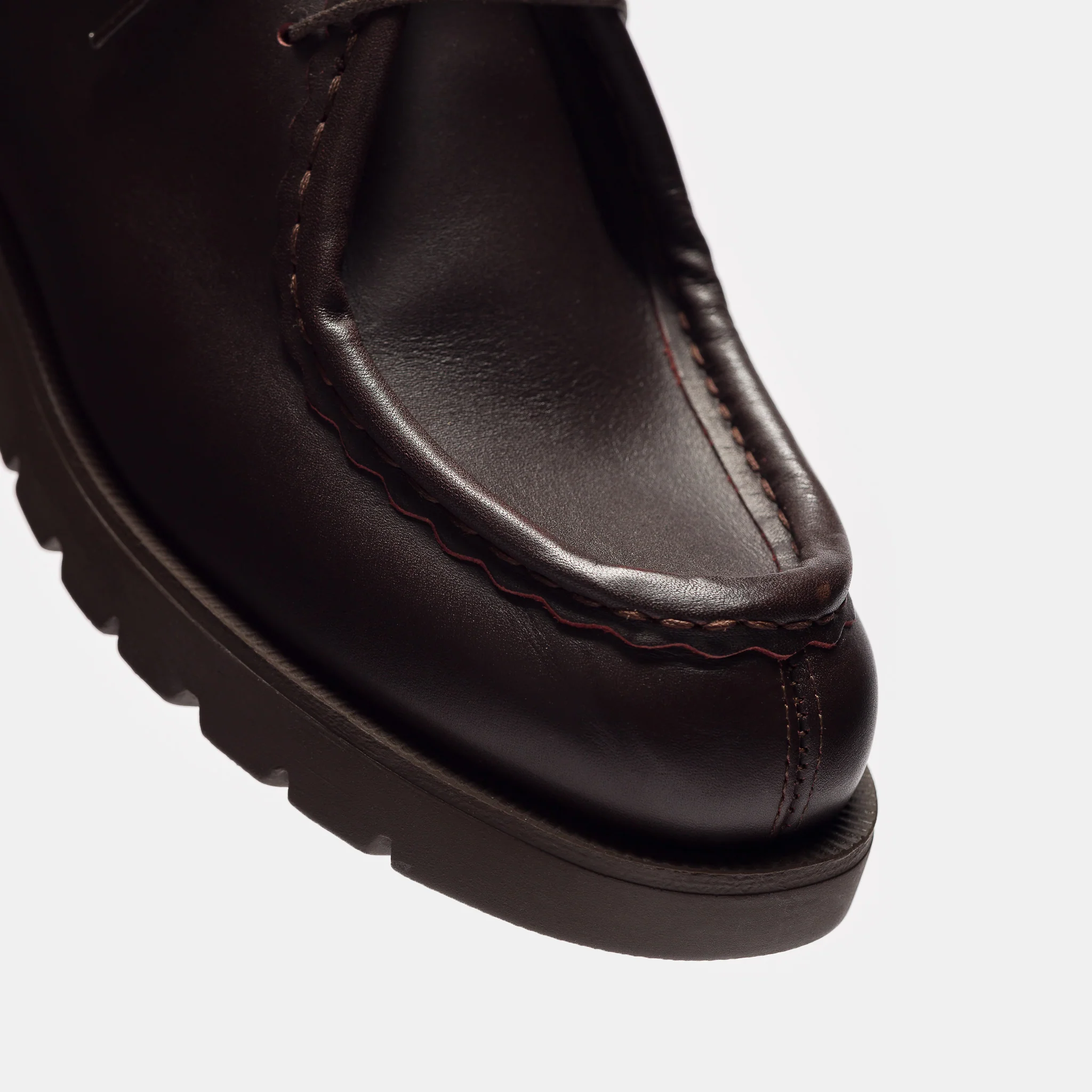 Padror Moc Toe Shoe in Bordeaux - Image 6