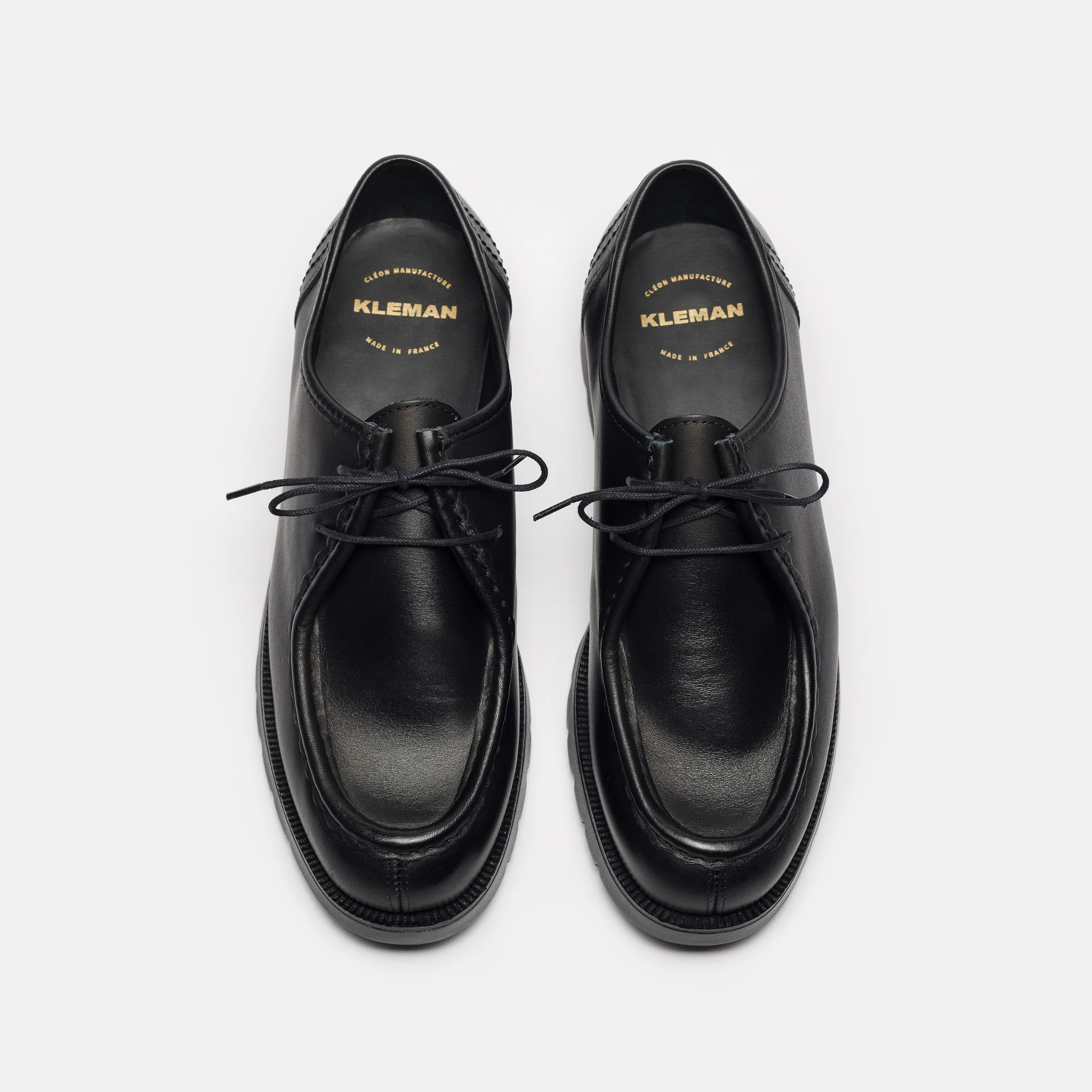 Padror Moc Toe Shoe in Noir - Image 4