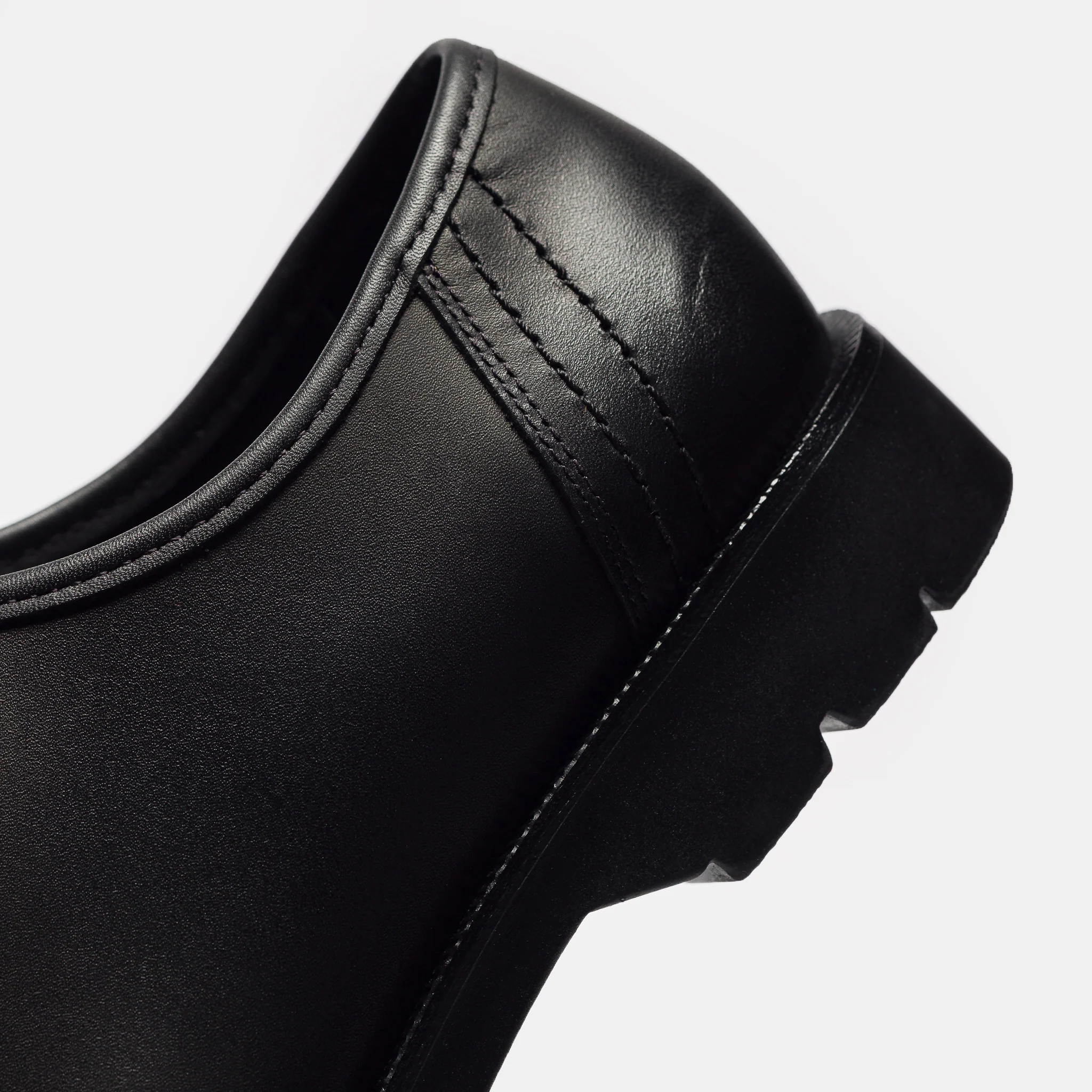Padror Moc Toe Shoe in Noir - Image 5