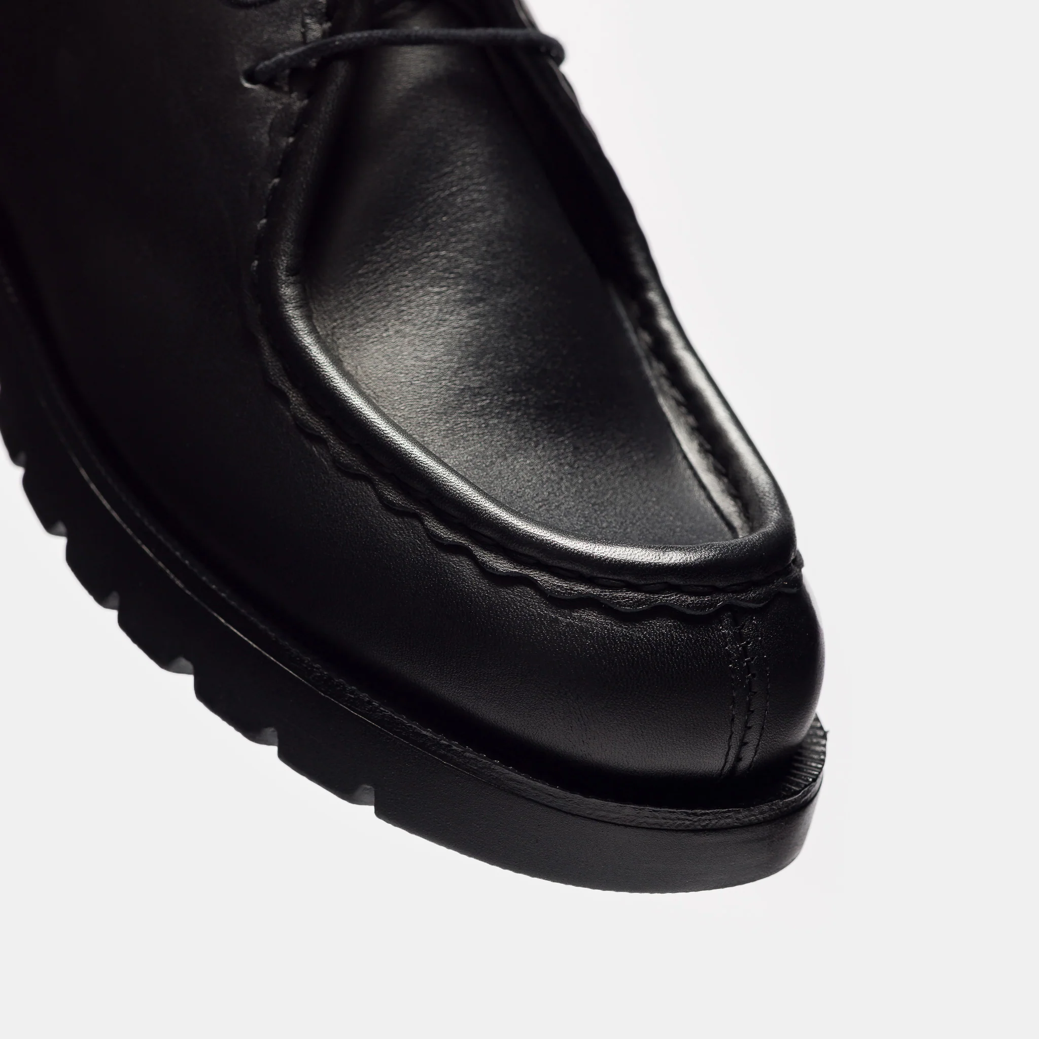 Padror Moc Toe Shoe in Noir - Image 6